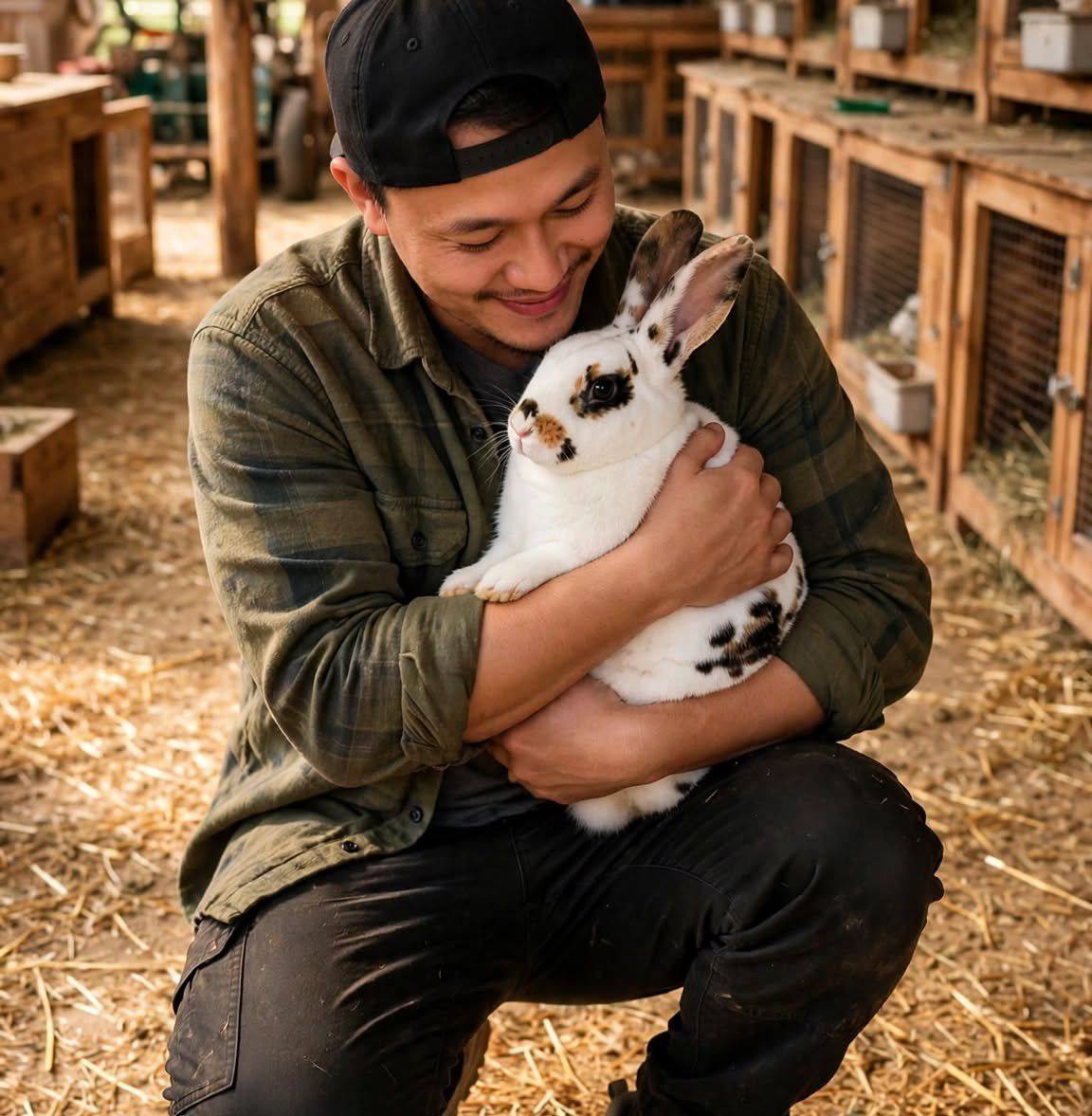 From tiny to fluffy in seconds 🐰 #BunnyLove #CuteAnimals #AnimalLover # ...