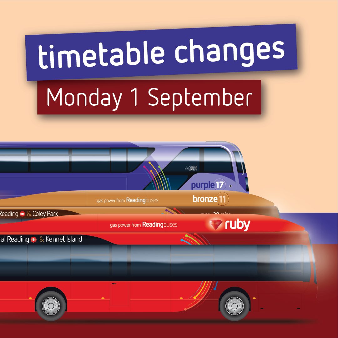 Reading - Starting from 1 September, we’ll be making exciting changes ...