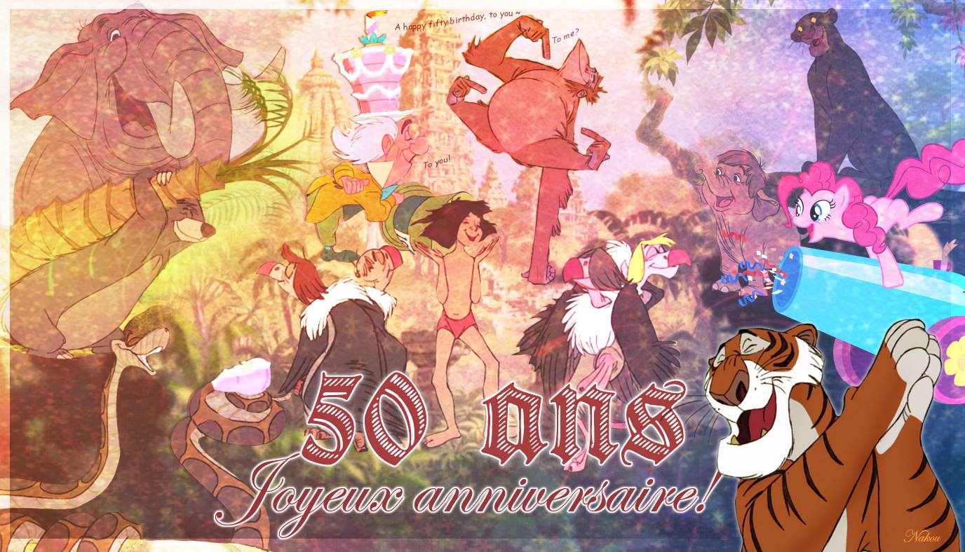 Animation Source - Joyeux Anniversaire au Livre de la Jungle de Disney ...
