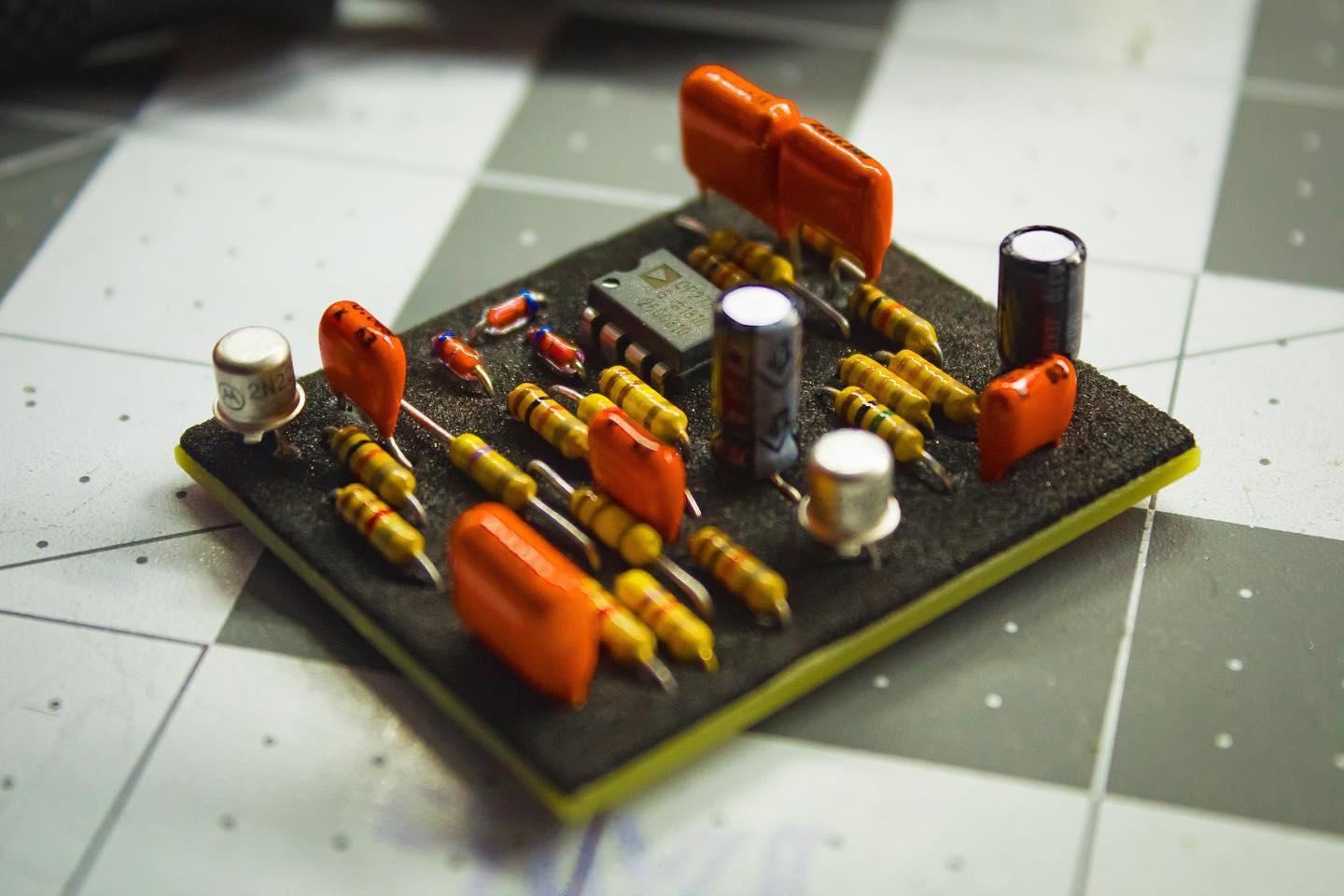 Vintage Boss OD-1 pedal with Raytheon chip