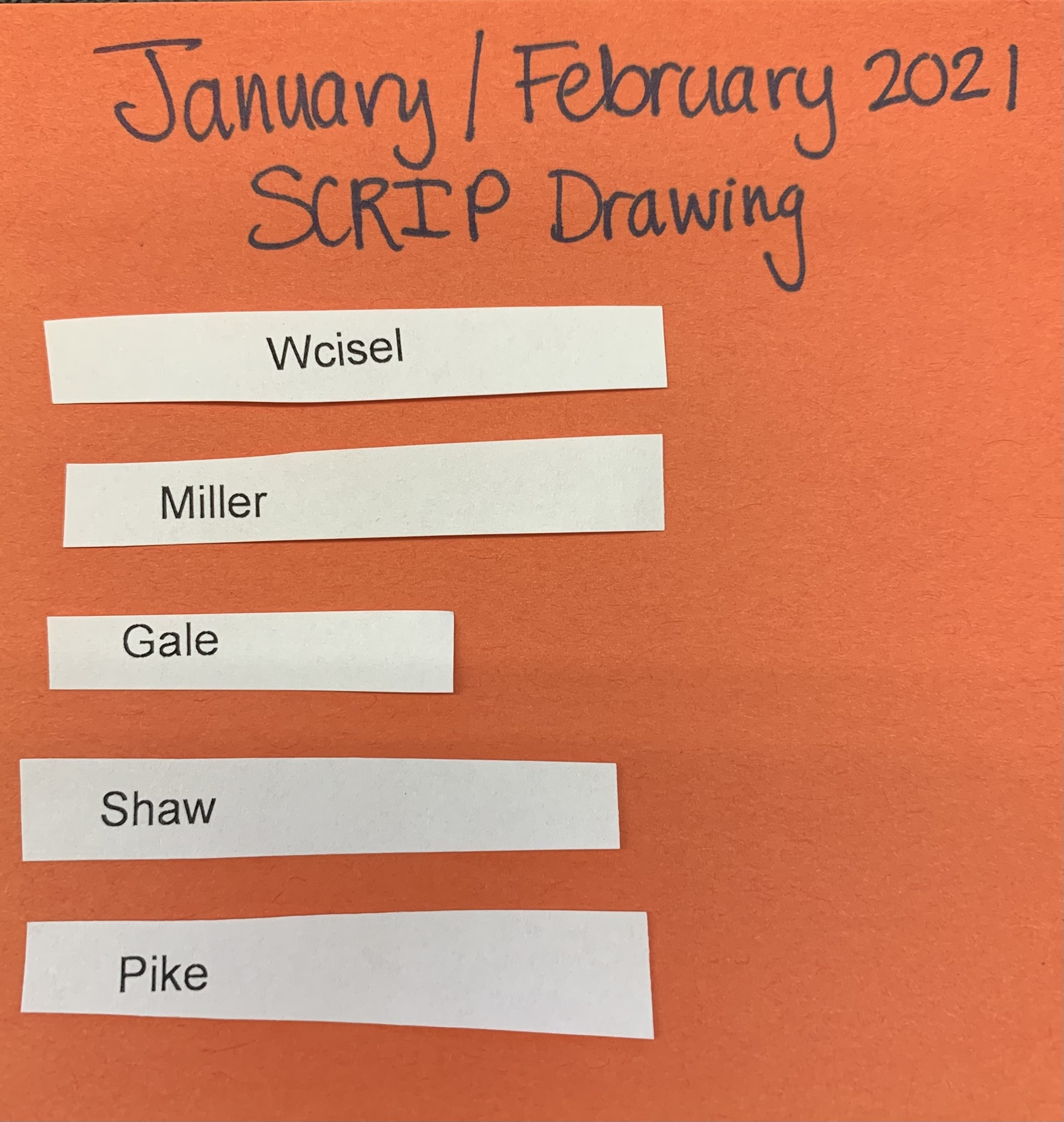 Our January and February SCRIP... - St. Francis Xavier School | Facebook
