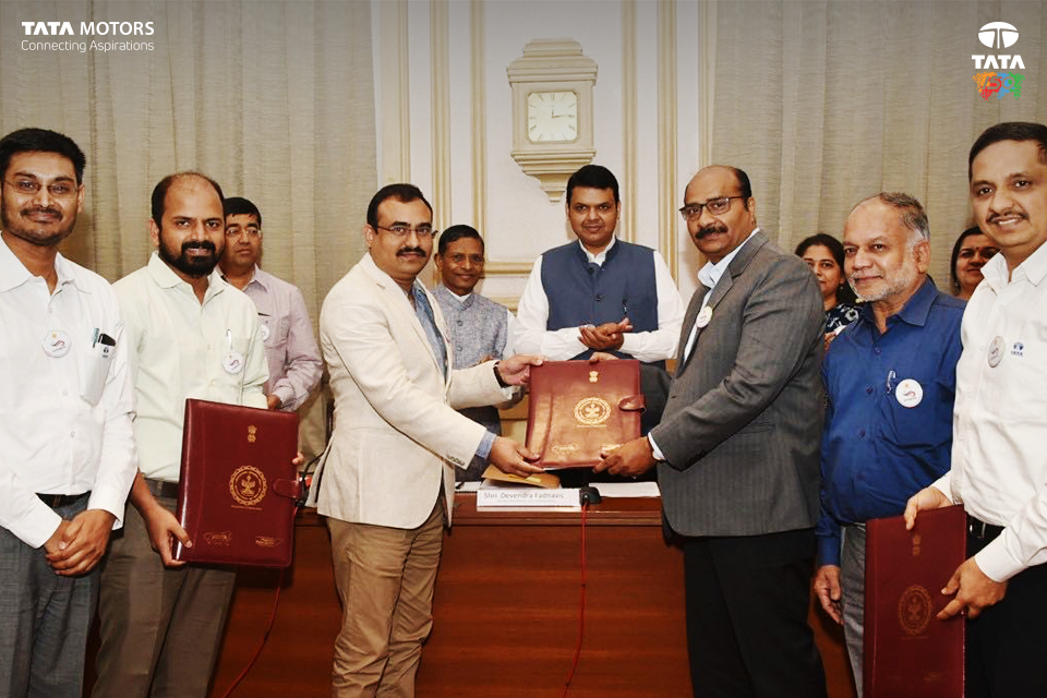Tata Motors - We are proud to sign an MoU in the presence...
