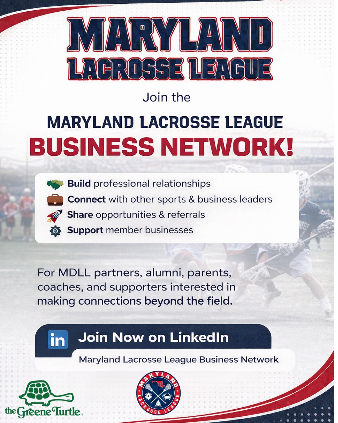 📣 NEW: MDLL Business Network on... - Maryland Lacrosse League | Facebook