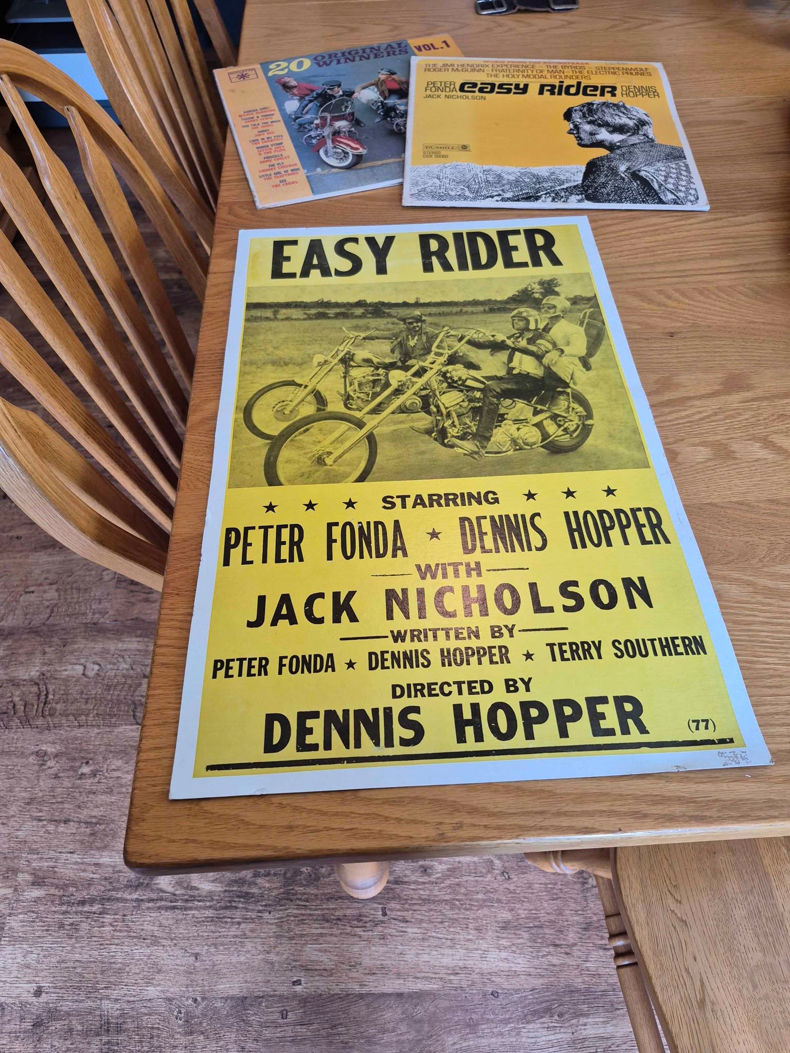 Original vintage EZ Rider Poster#77 with original album soundtrack all ...