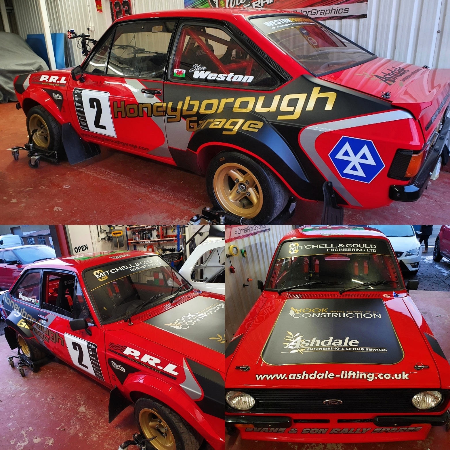 Stunning MK2 Escort Rally Car... - Chris Prior Graphics