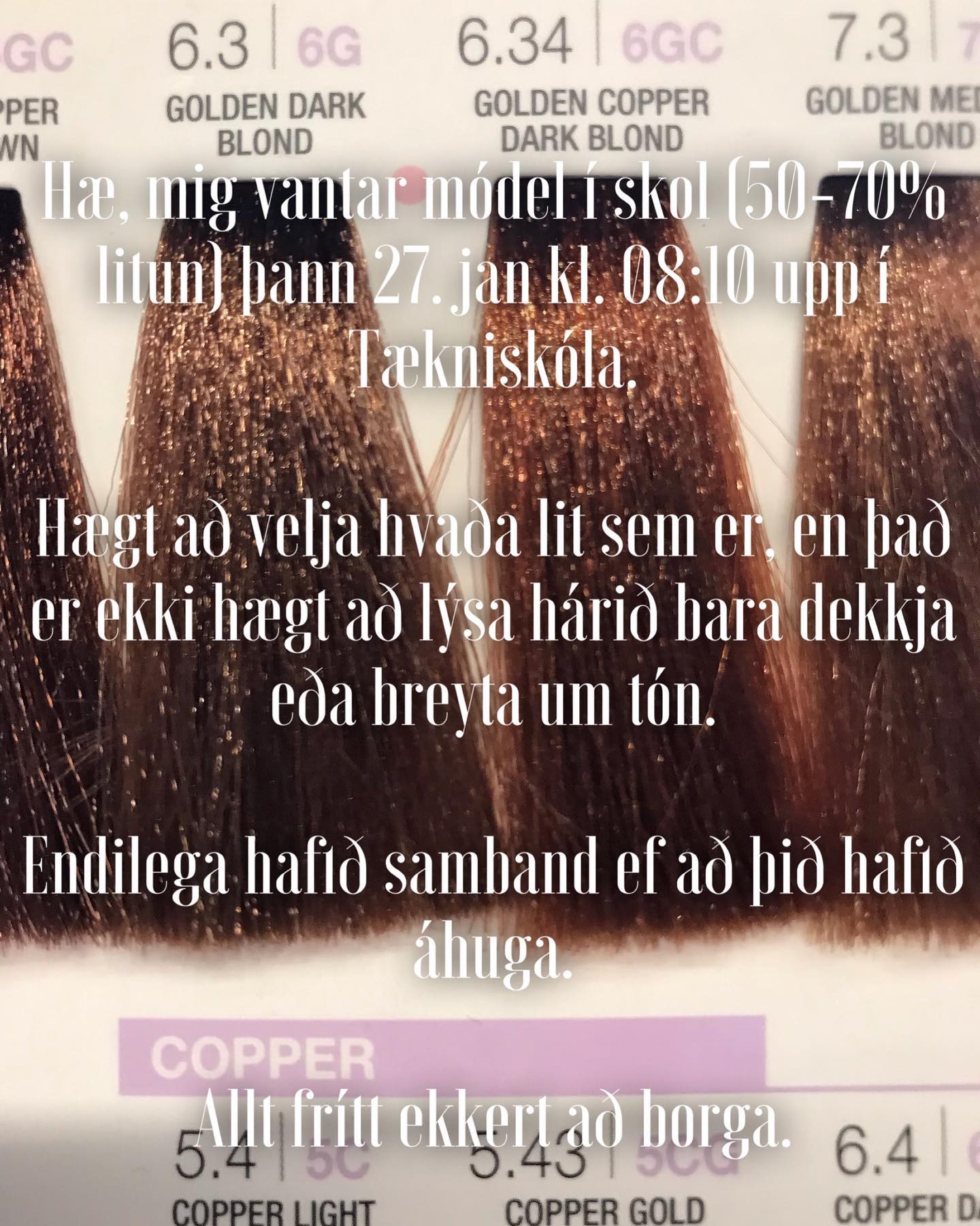 Íris Rós Hársnyrti Nemi