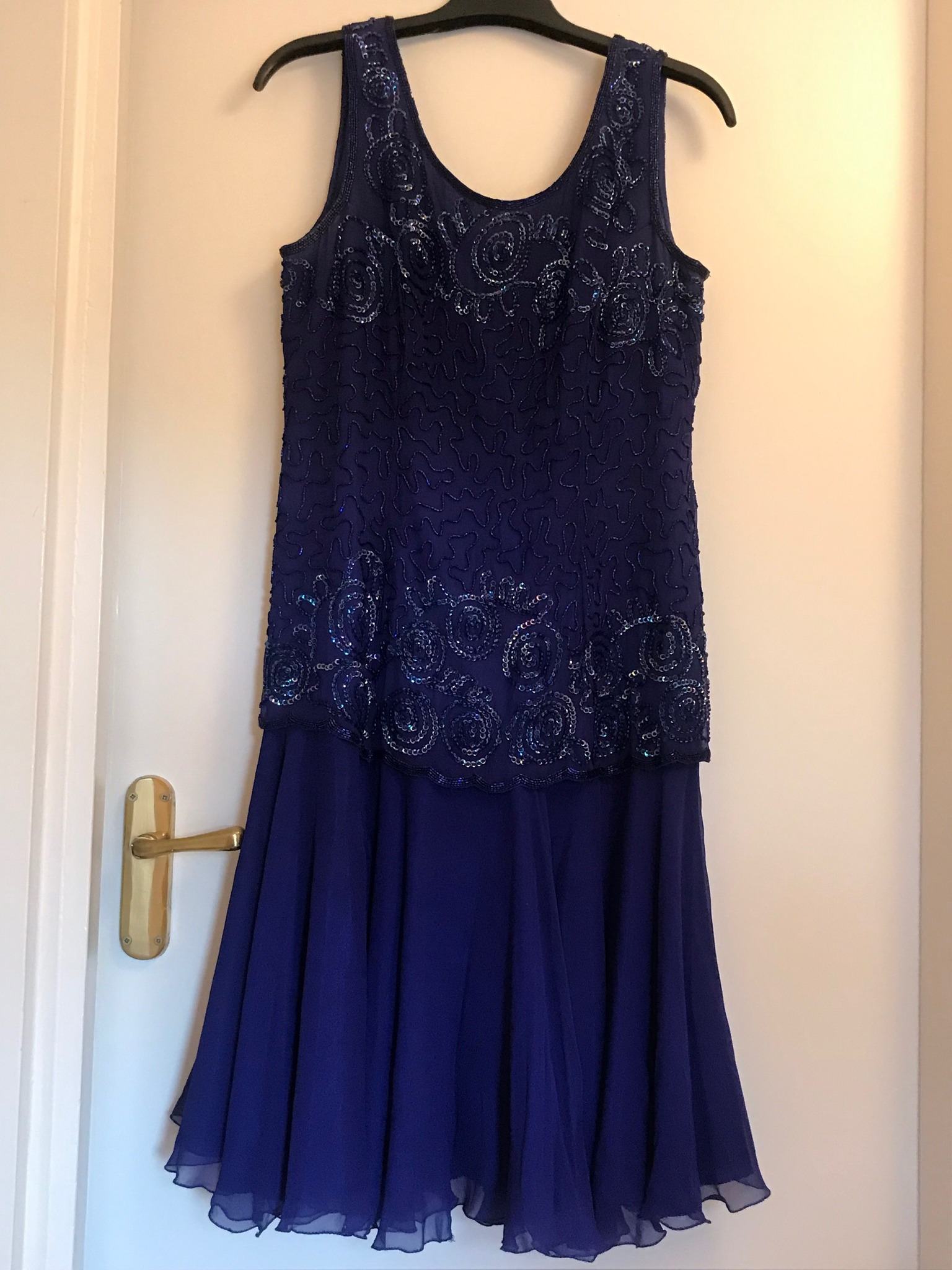maternity denim dress Blue Vintage Wash Smocked Colour:Monochrome while the wash keeps ramadan 2025 Black Fringed Corset Belt: