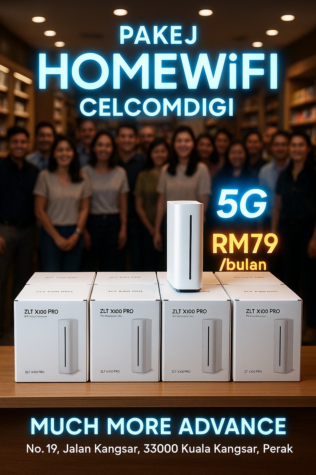 Arif - UNLIMITED INTERNET ️🔥 RM79 SEBULAN ️ PERCUMA ROUTER ZLT X100 PRO ...
