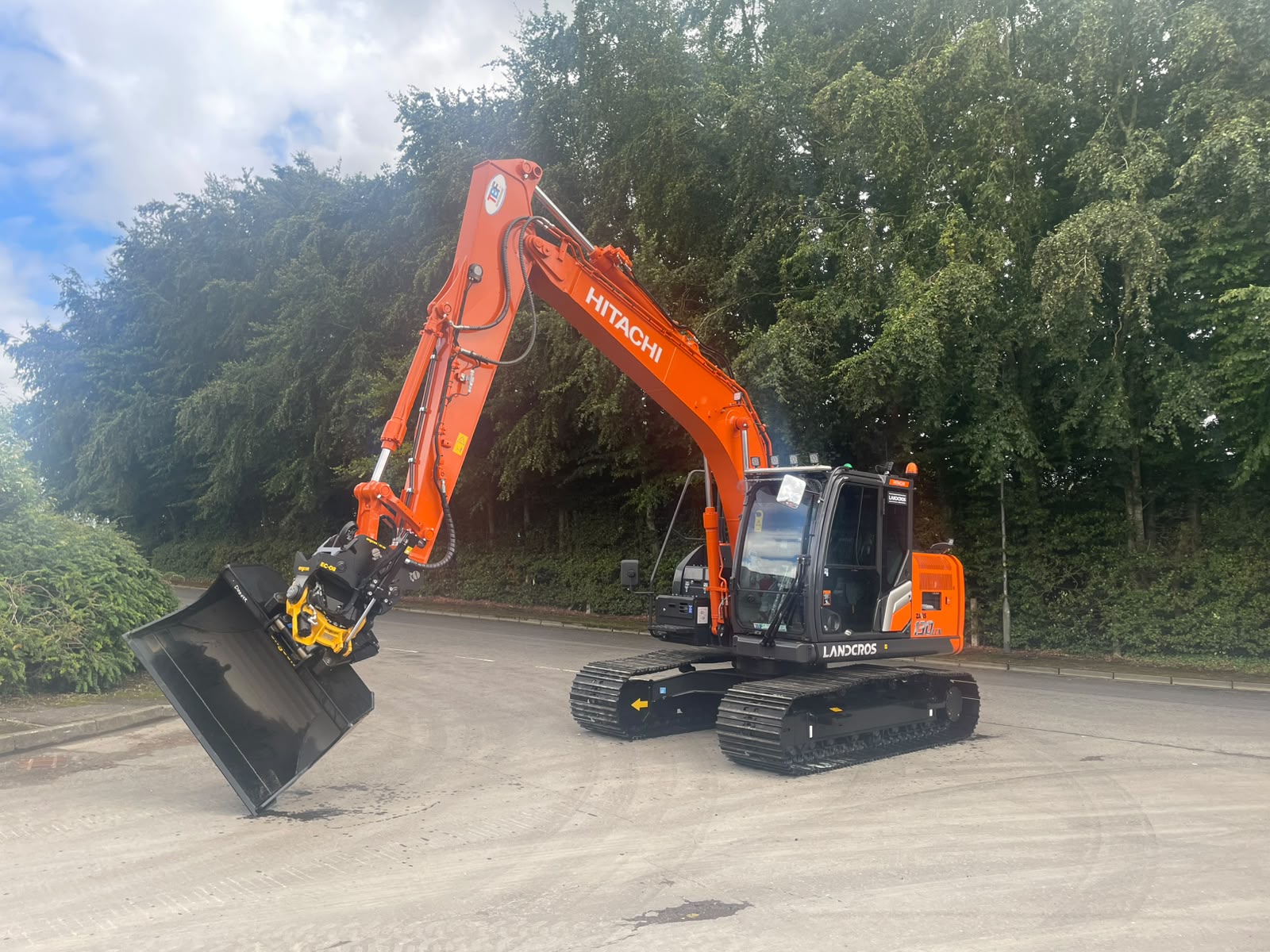 Hitachi zx48u compact excavator added to evo civils fleet