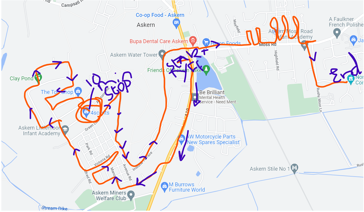 SANTA ROUTE *** many are... - The Young Folk Foundation | Facebook