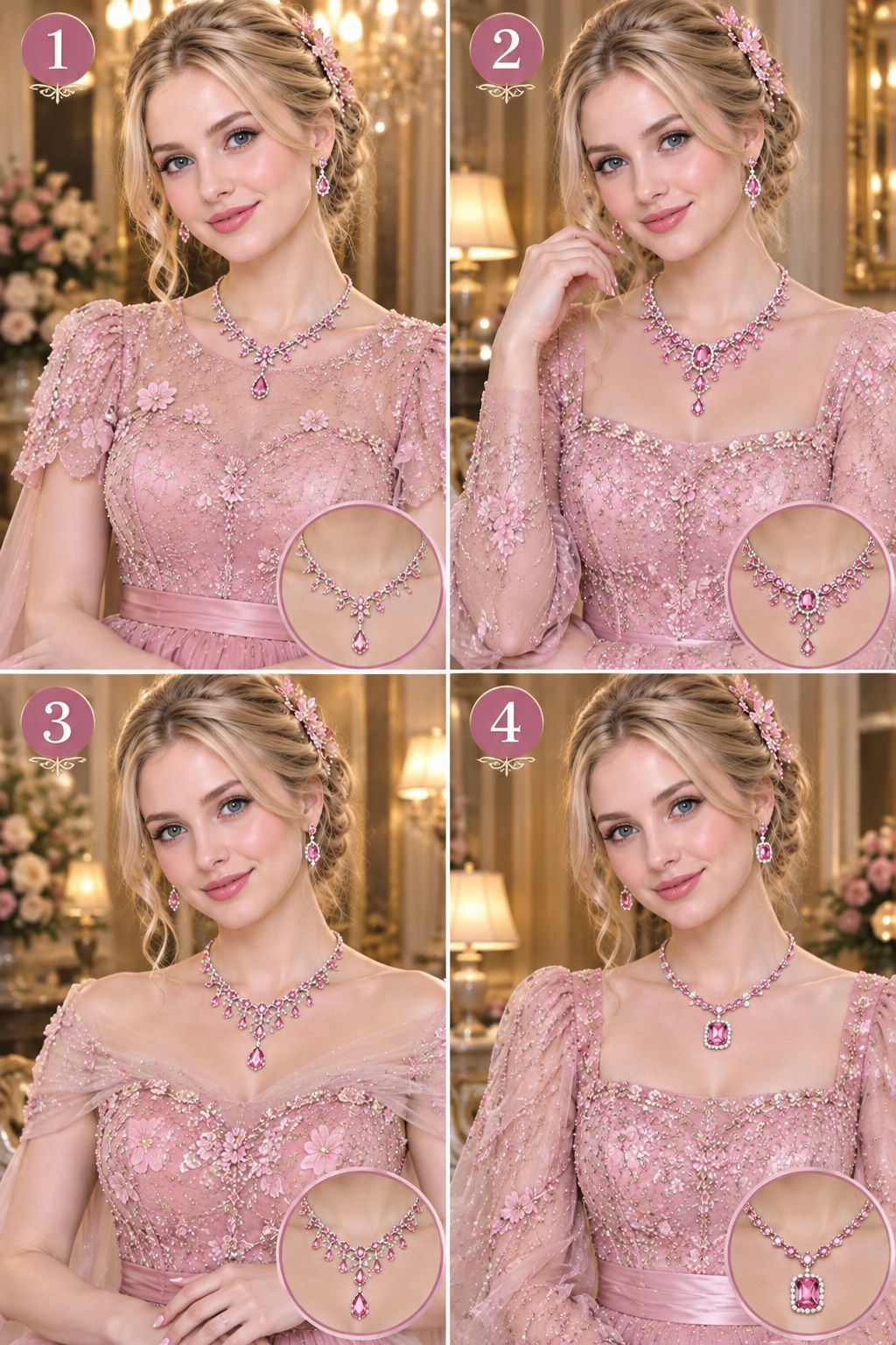 If you could only pick ONE pink pearl necklace, which one are you