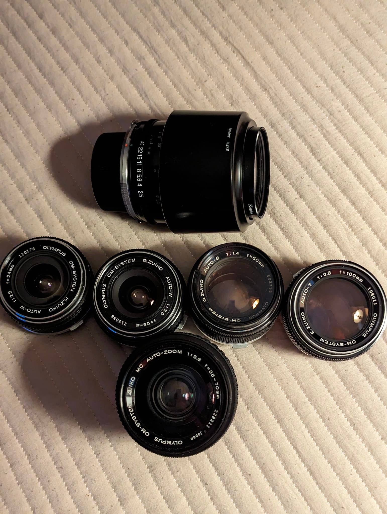 What common focal lengths do people collect to complete a set?