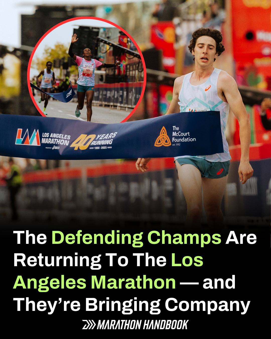 Marathon - The defending champions are back — but the 2026 ASICS Los ...