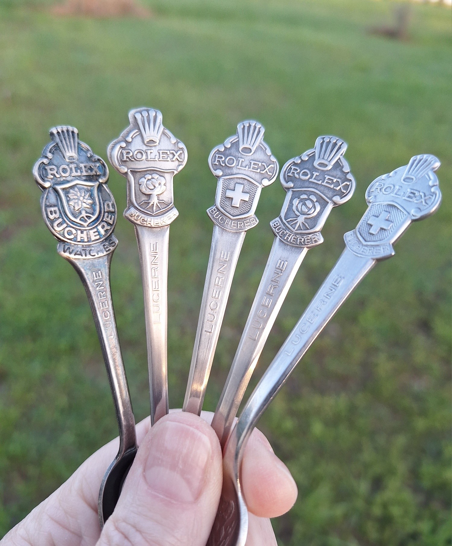 Rolex spoons created by Bucherer in 1950s