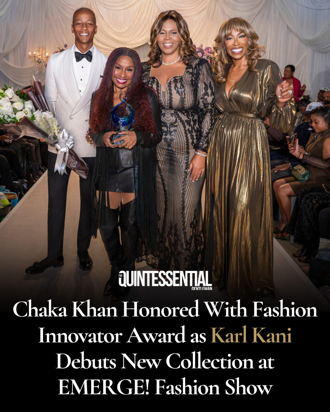 EMERGE! Fashion Show closed out New York Fashion Week with its biggest celebration yet, marking 15 years of spotlighting emerging designers and honoring icons who've shaped fashion and culture. Chaka Khan headlined