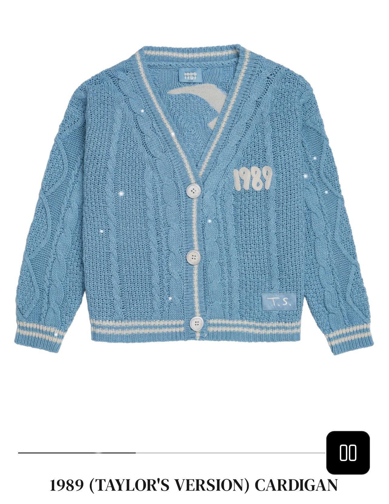 Where to find pre-owned 1989 cardigan medium/large