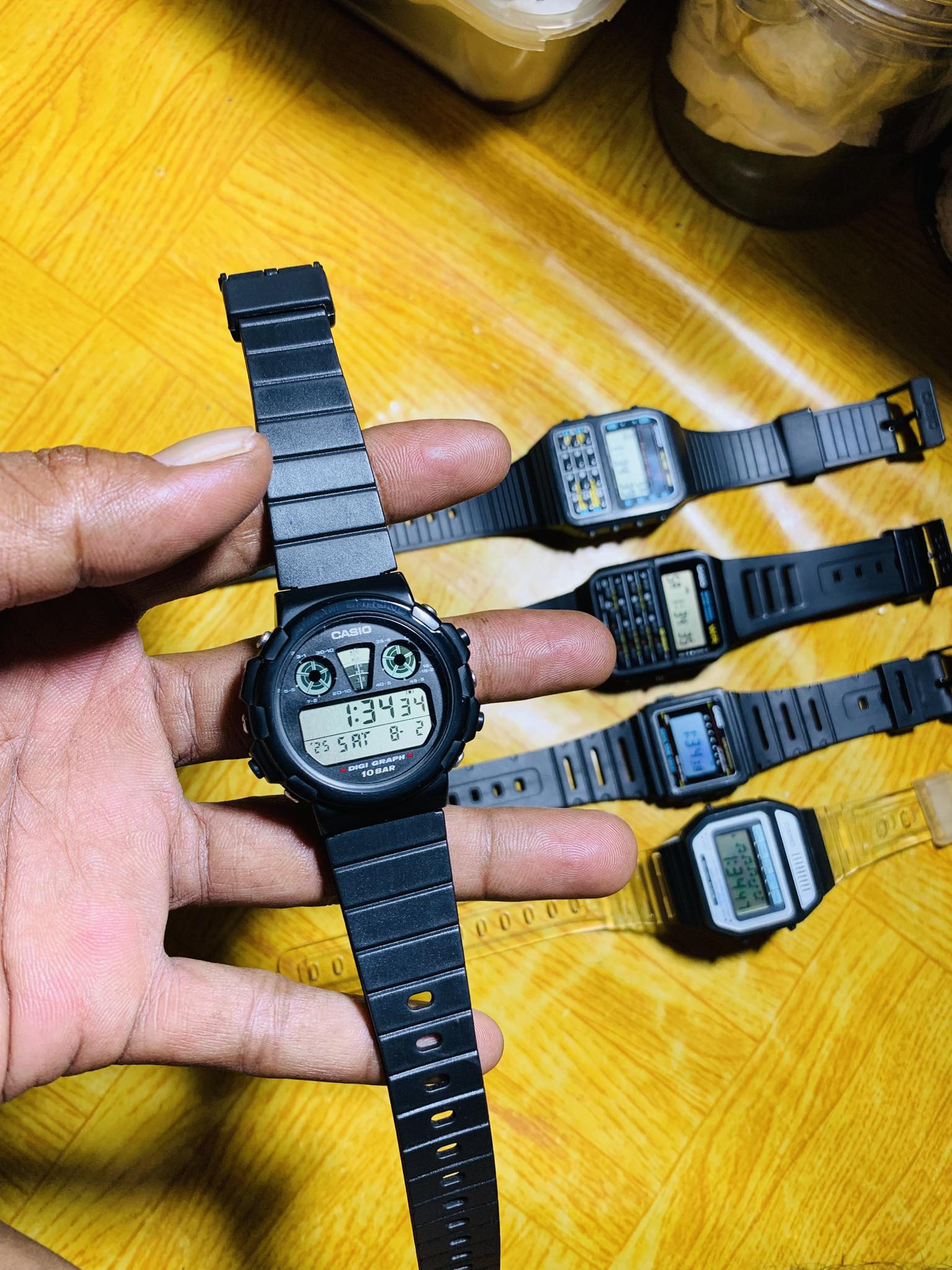 Vintage Casio watches from the 80s