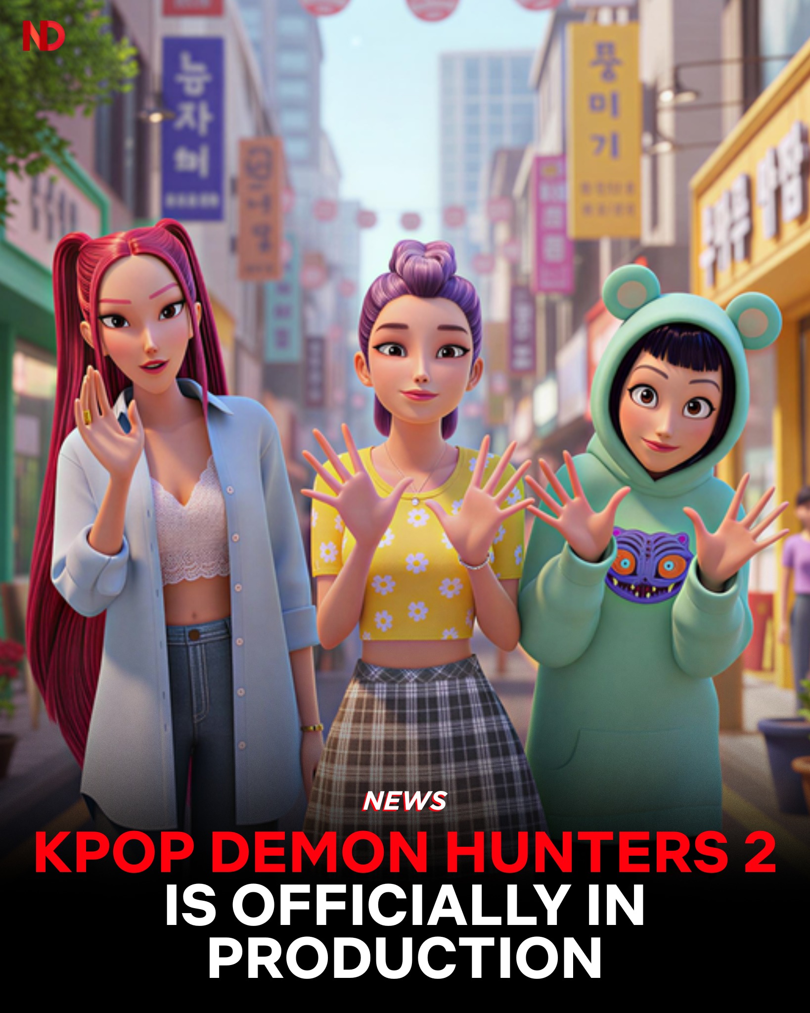 Netflix - ‘KPOP DEMON HUNTERS 2’ is officially in development and ...