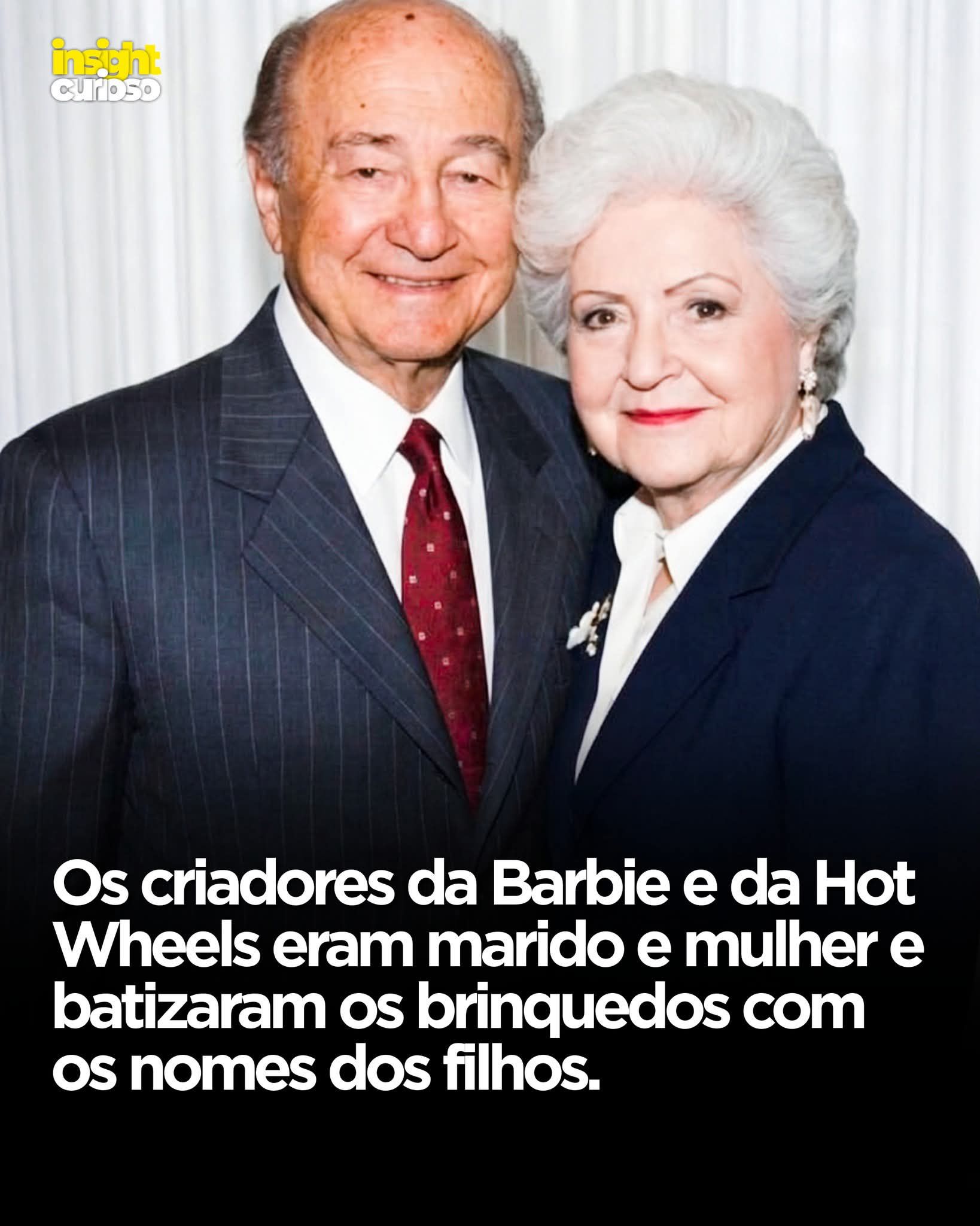 Piedade - 💑 Ruth e Elliot Handler fundaram a Mattel juntos em 1945 e ...