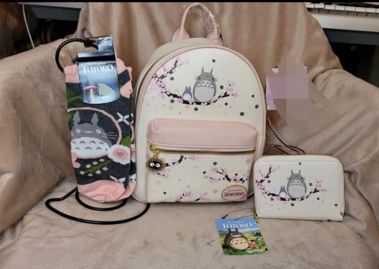 ghibli mini backpack Amazon.com: Studio Kiki's Delivery Service Sunflower CREAM NONE: Clothing, Shoes & Jewelry Studio Ghibli My Neighbor Totoro