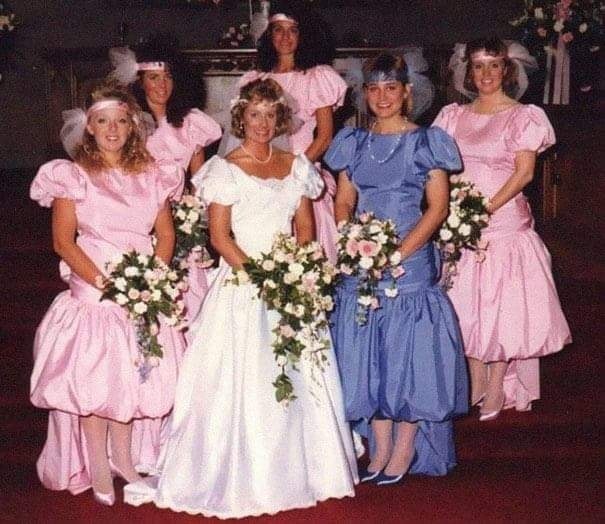 vintage bridesmaid dresses from past decades