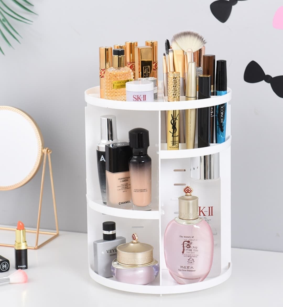 Generic Organiseur de Maquillage Rotatif 360° en Acrylique, Rangement Élégant pour Cosmétiques et Parfums à prix pas cher | Maroc
