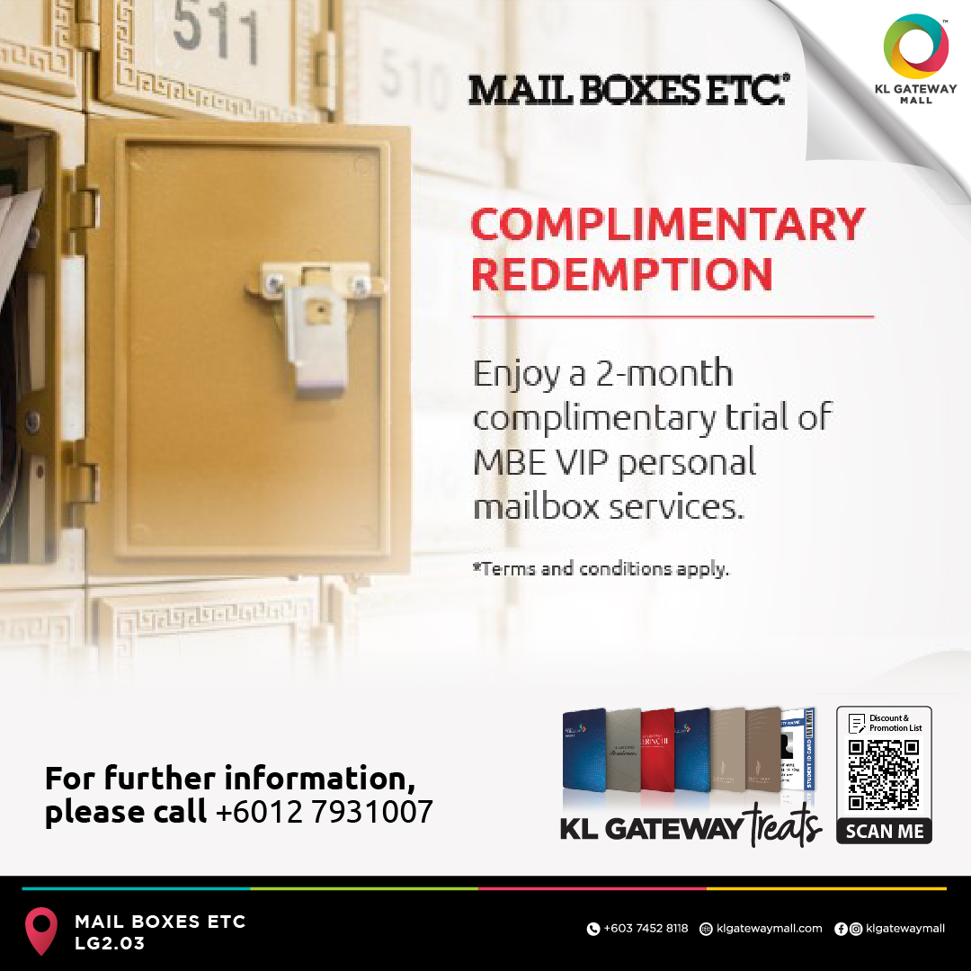 KL Gateway Mall - [ 𝐊𝐋 𝐆𝐀𝐓𝐄𝐖𝐀𝐘 𝐓𝐑𝐄𝐀𝐓𝐒 ] Complimentary...