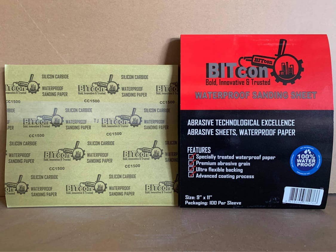 BITcon - The name you can Trust - Waterproof Sanding Paper Para super ...