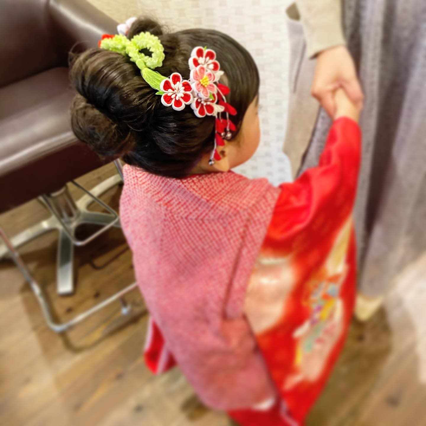 #七五三 #七五三 #七五三3歳 #七五三ヘア... - ｵｰｶﾞﾆｯｸﾌﾟﾗｲﾍﾞｰﾄｻﾛﾝ UK Lab.