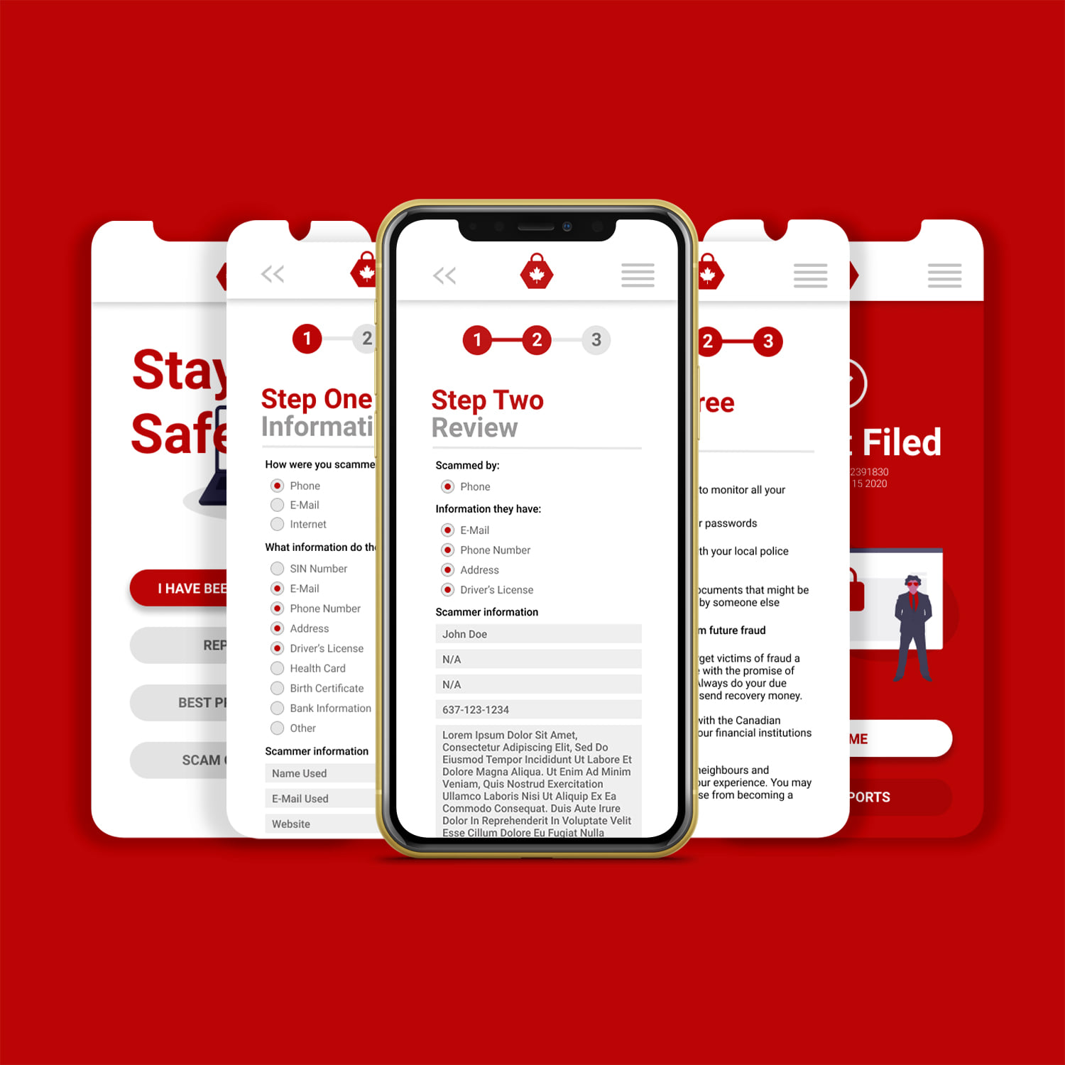 RaeVey Graphics - Anti Scammer App Design Concept | Figma...