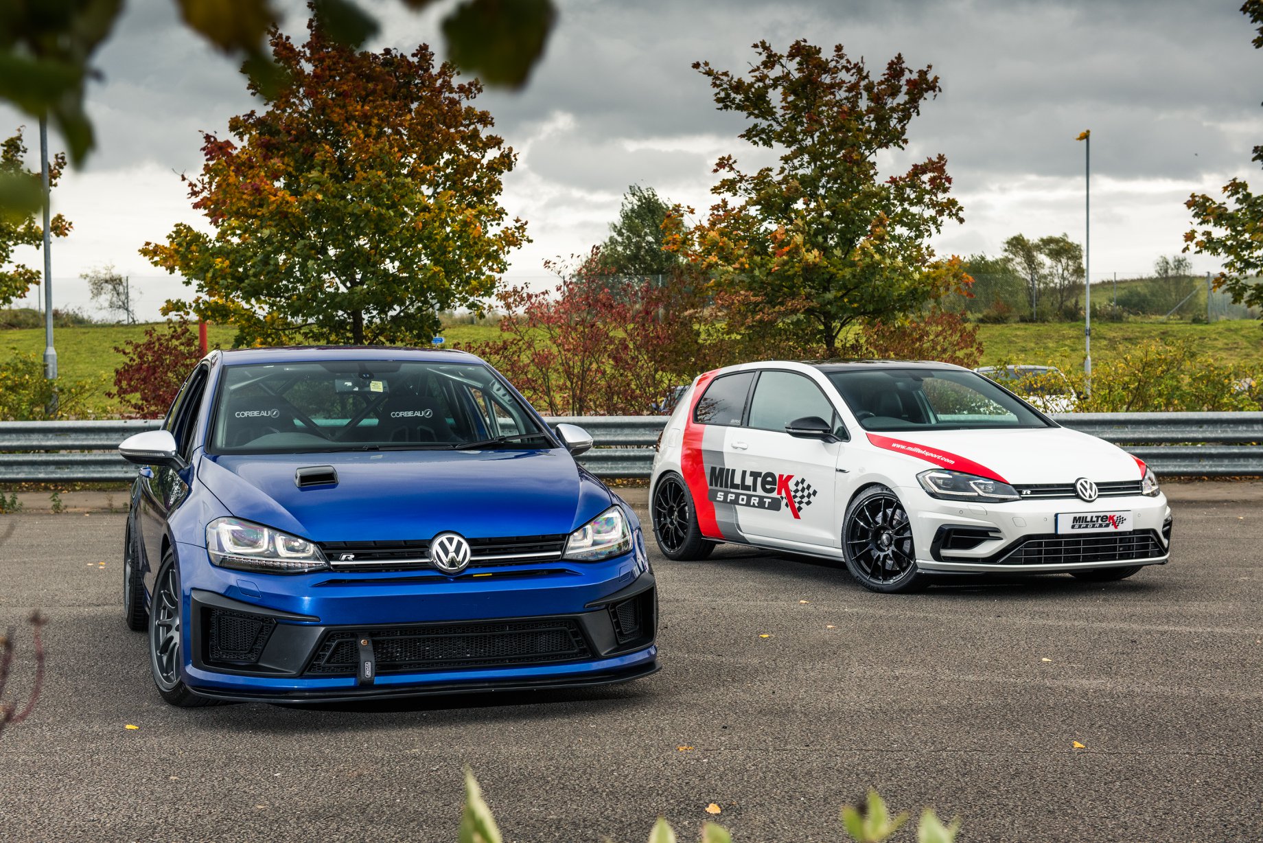 Milltek Sport - Our MK7 Golf R duo, exceeding over 1000bhp...