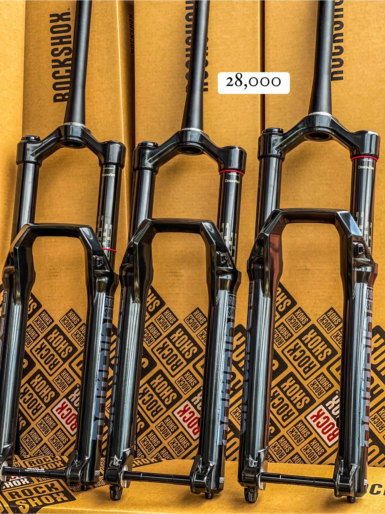 New RockShox Domain RC 29er boost, 180mm and 160mm black tapared 