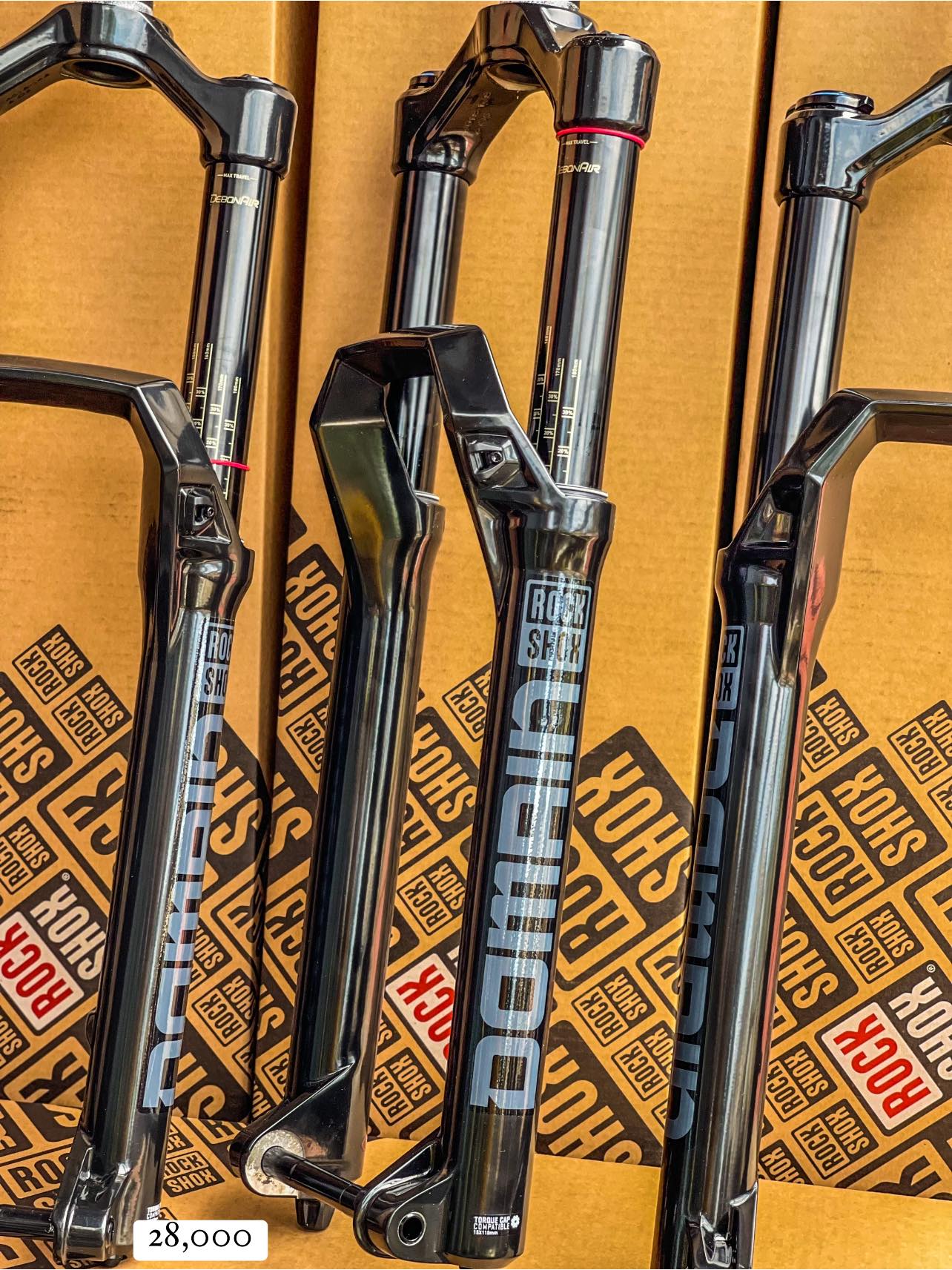 New RockShox Domain RC 29er boost, 180mm and 160mm black tapared 