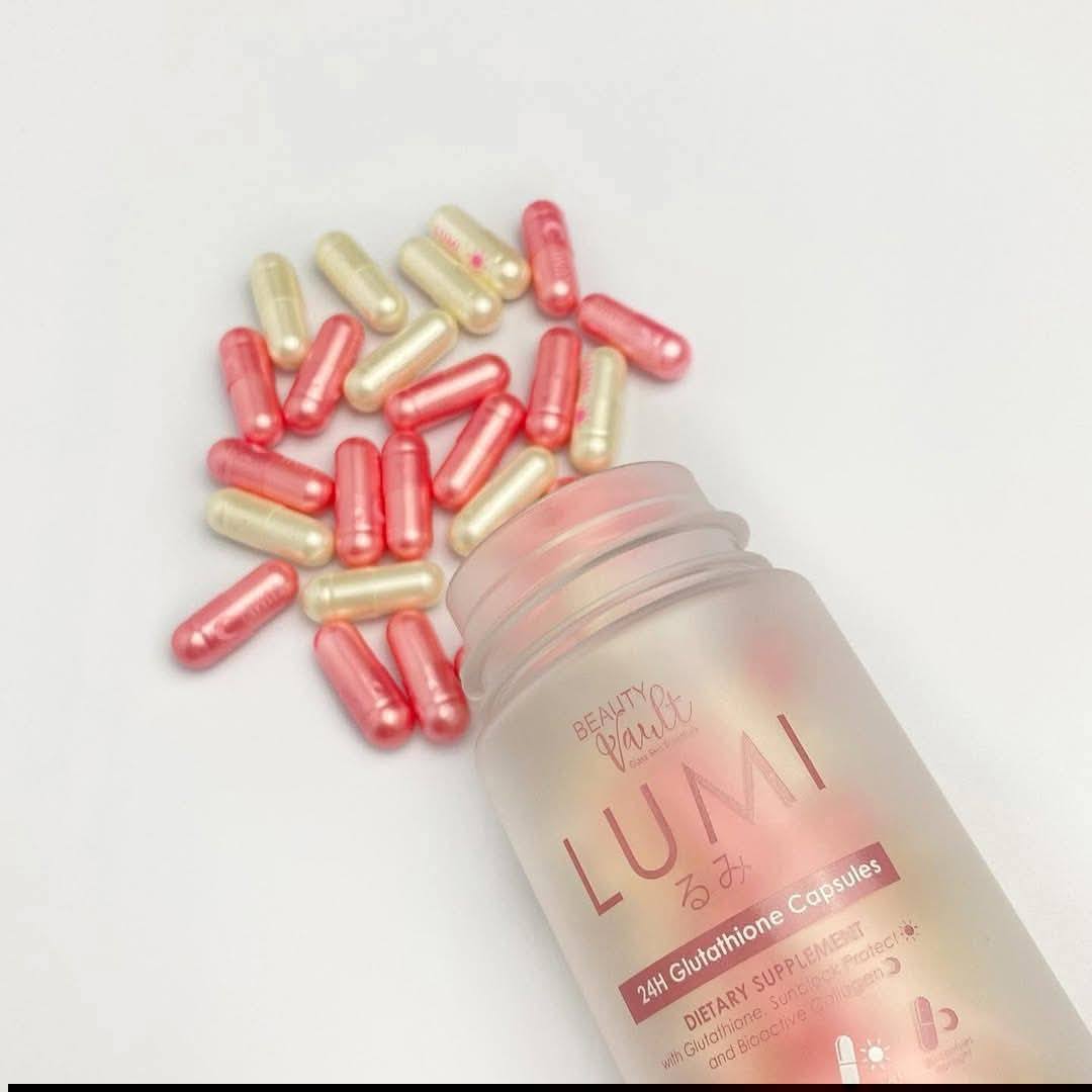 Para sa skin na firm at glowing while keeping your body healthy, Lumi Glutathione Capsules ang all-in-one skin and wellness boost mo! ✨💖 #Lumi #LumiGlutathioneCapsules #GlowWithLumi