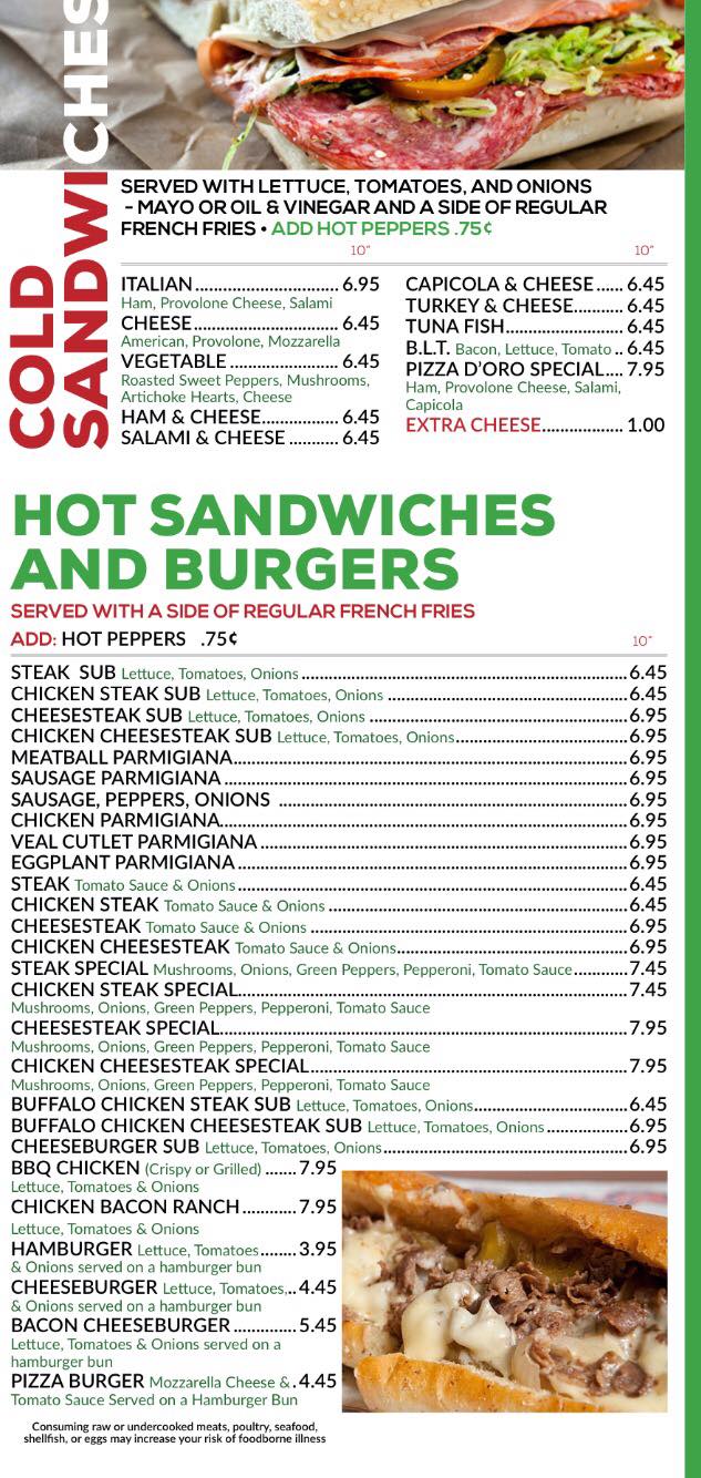 Pizza D'oro Home North Catasauqua, Pennsylvania Menu, Prices, Restaurant Reviews Facebook