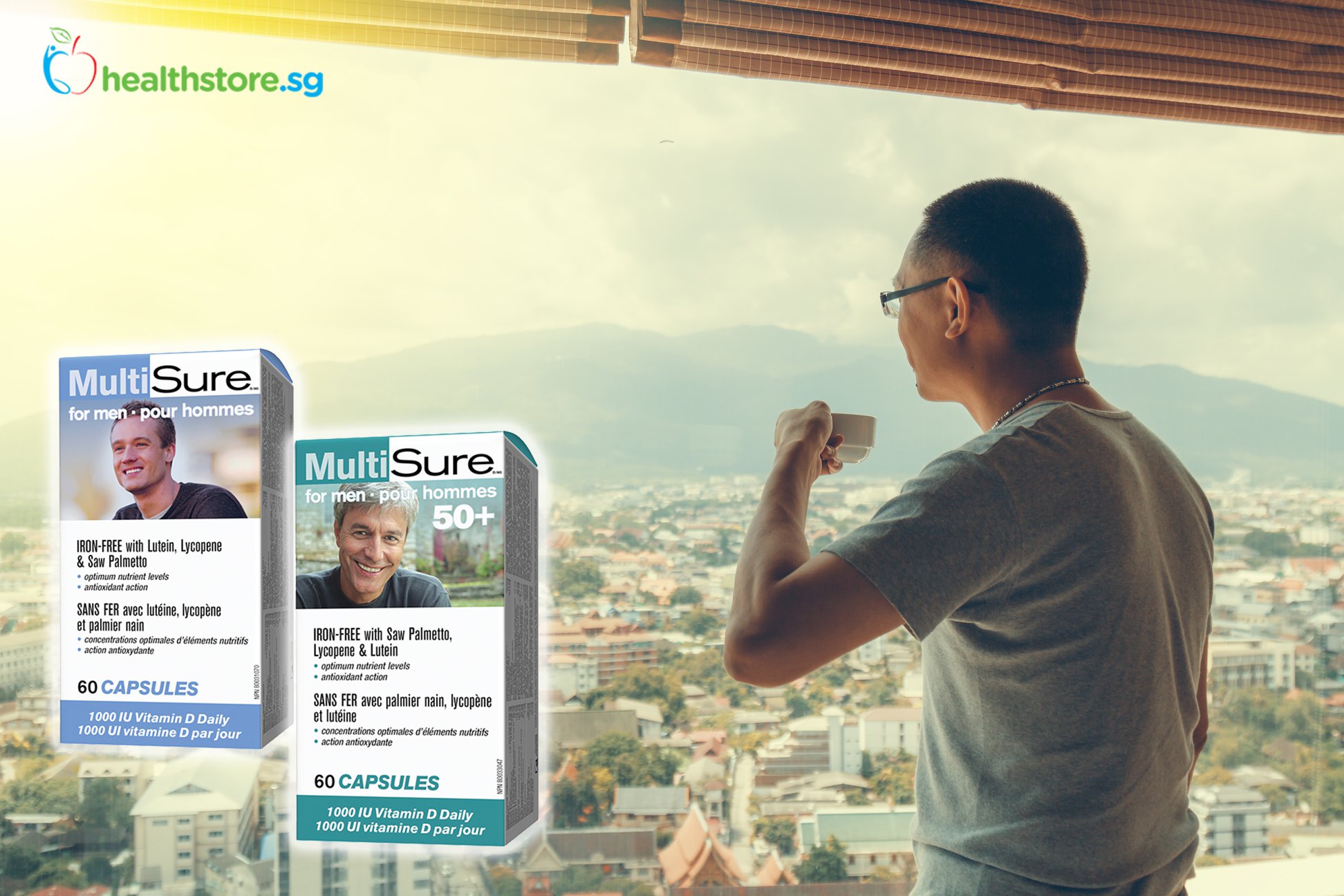 Healthstore.sg - MultiSure® For Men formulated to contain...