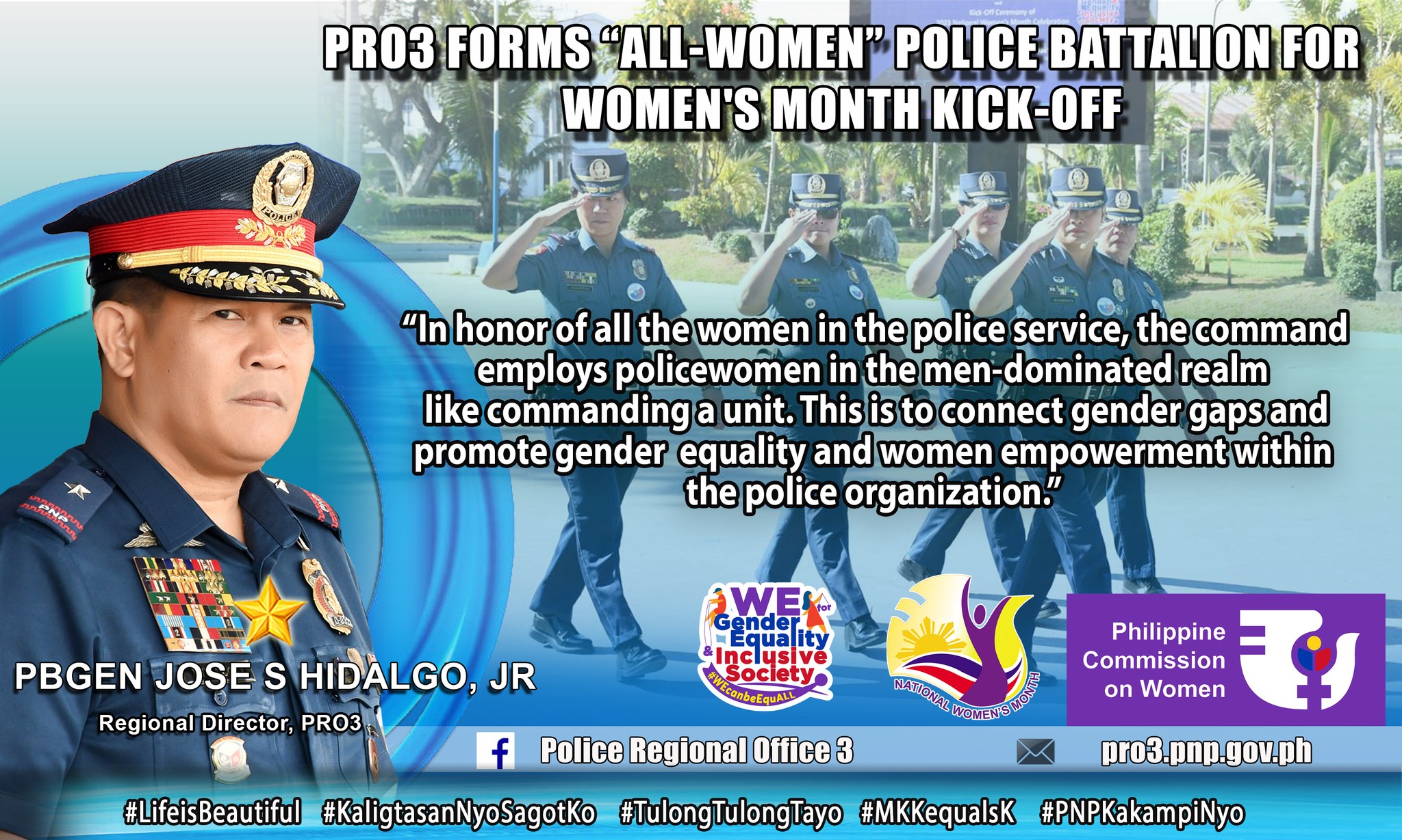 Police Regional Office 3 - PRO3 FORMS “ALL-WOMEN” POLICE BATTALION FOR ...