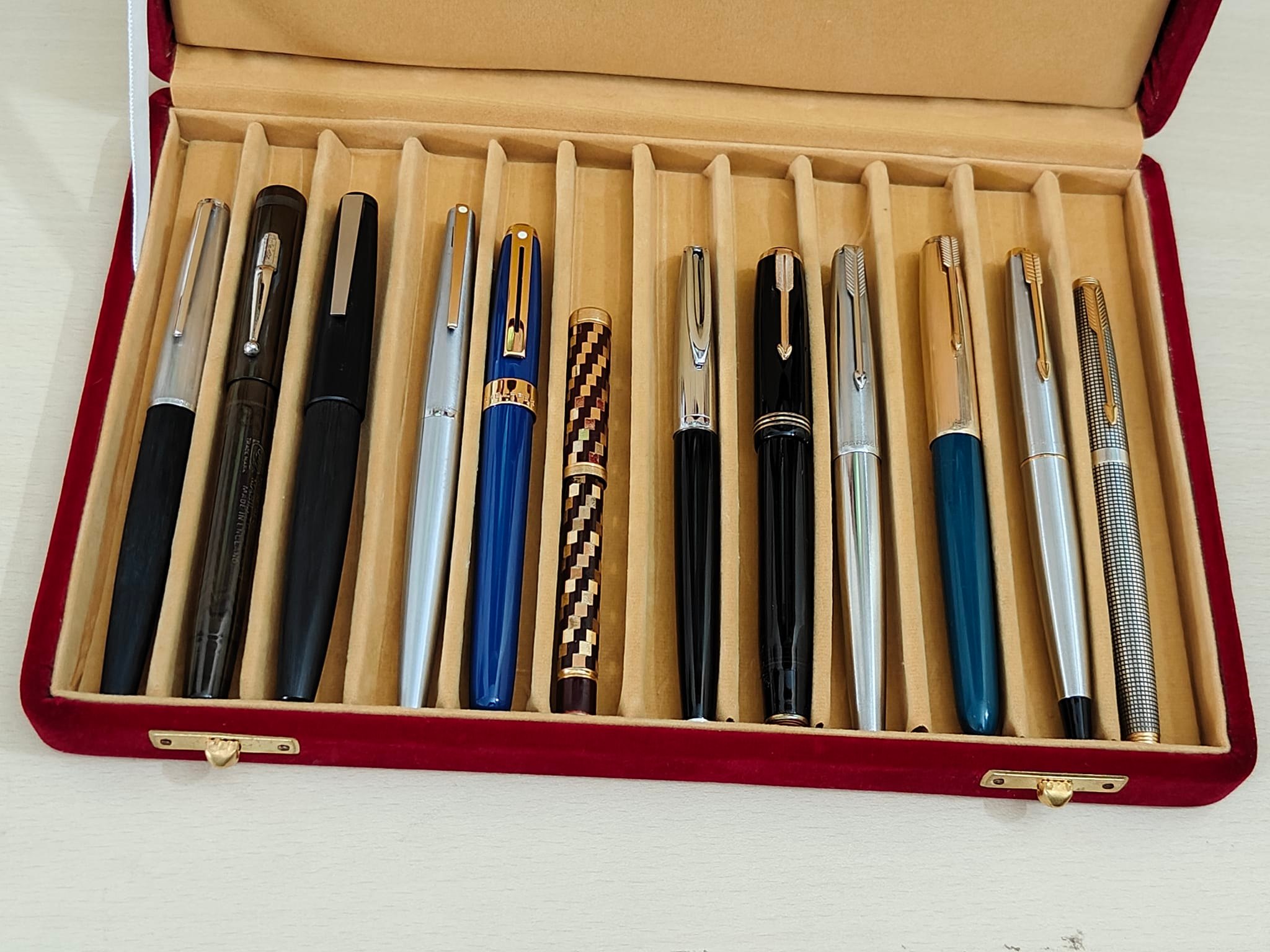 Vintage Waterman's Ligne 60 fountain pens with 14k nibs