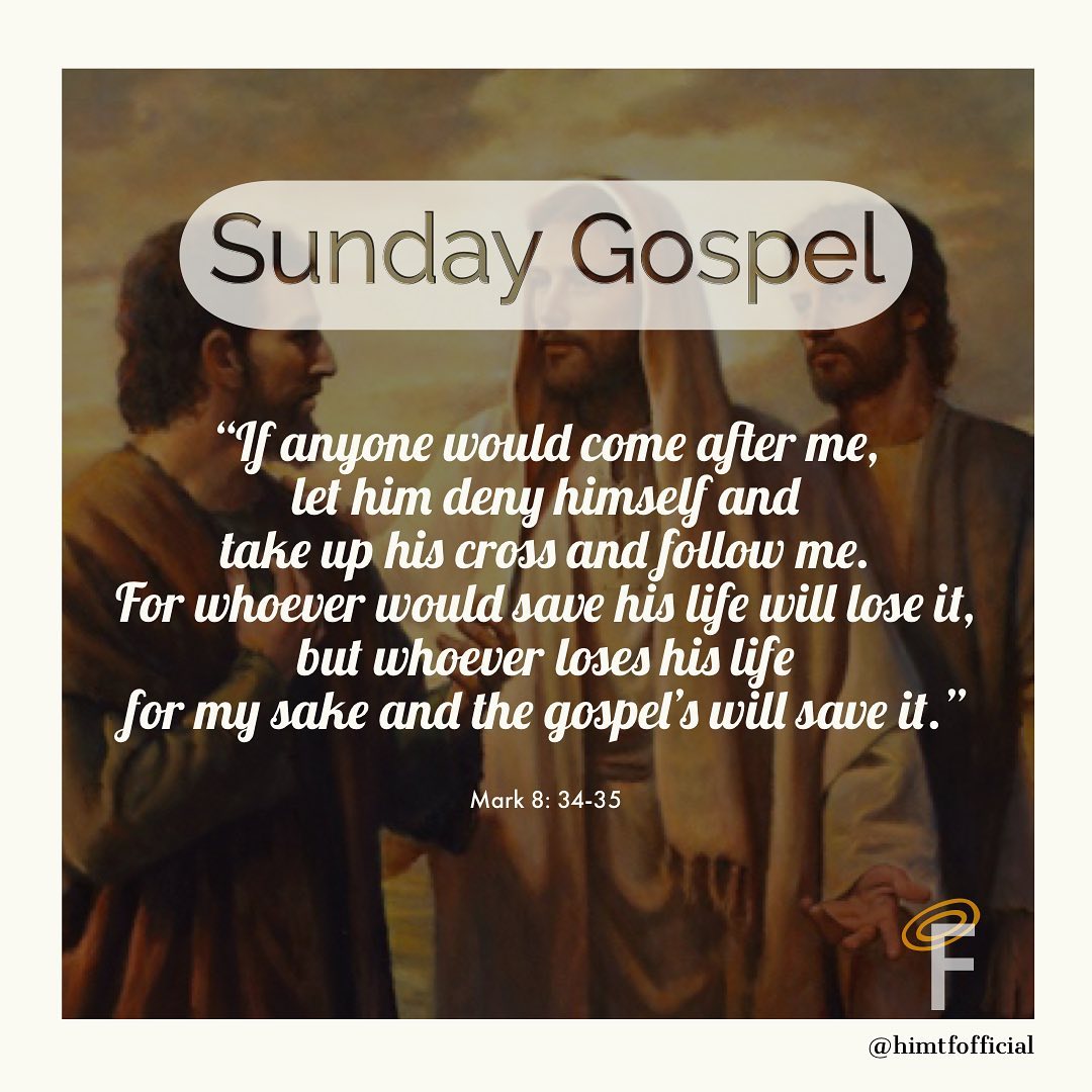 Gospel: (Mark 8: 27-35) Jesus went... - How I Met The Father | Facebook