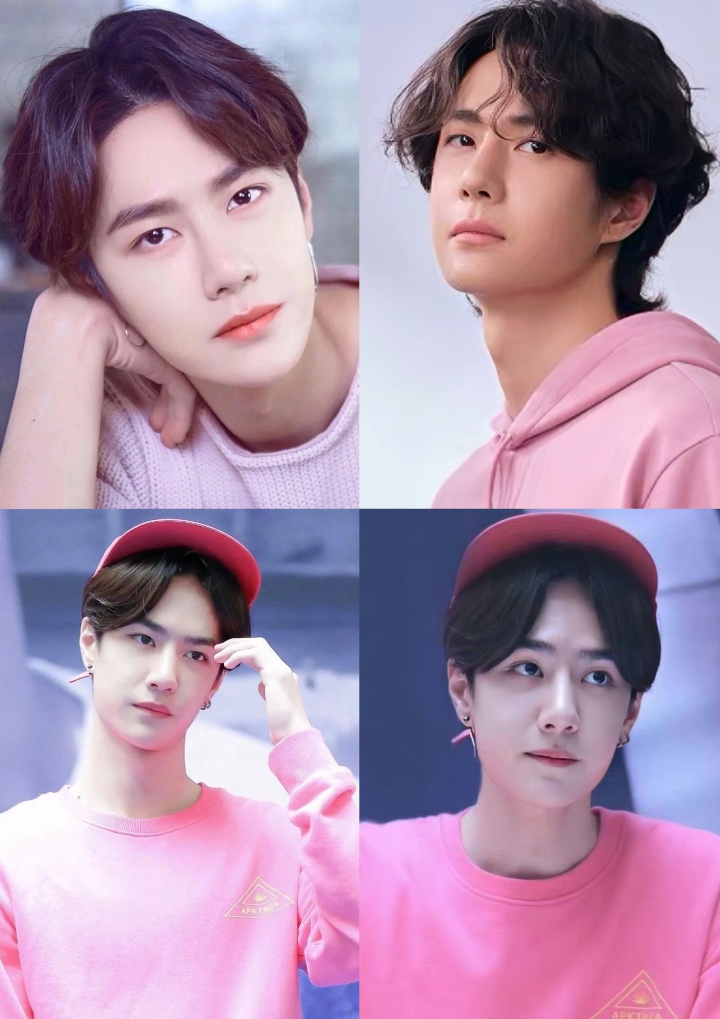 Wang yibo in Pink stunning ? ? #yibo ?