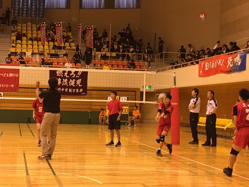 石川県バレーボール協会 中学校北信越大会1日目 女子高尾台0ー2裾花 男子七尾0ー2小布施 Facebook