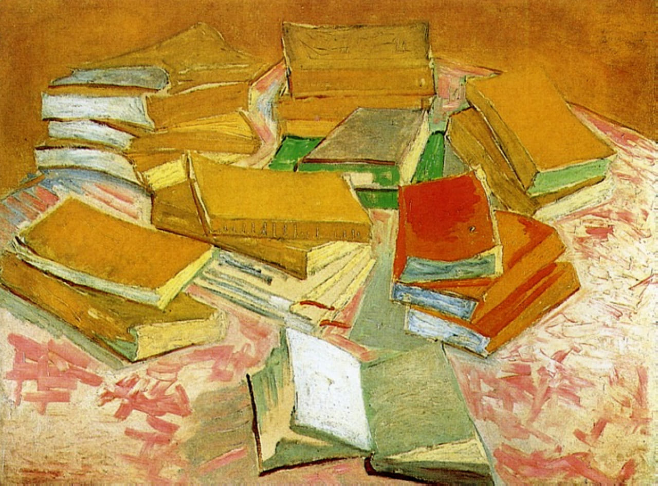 Still Life - French Novels by Vincent van Gogh.