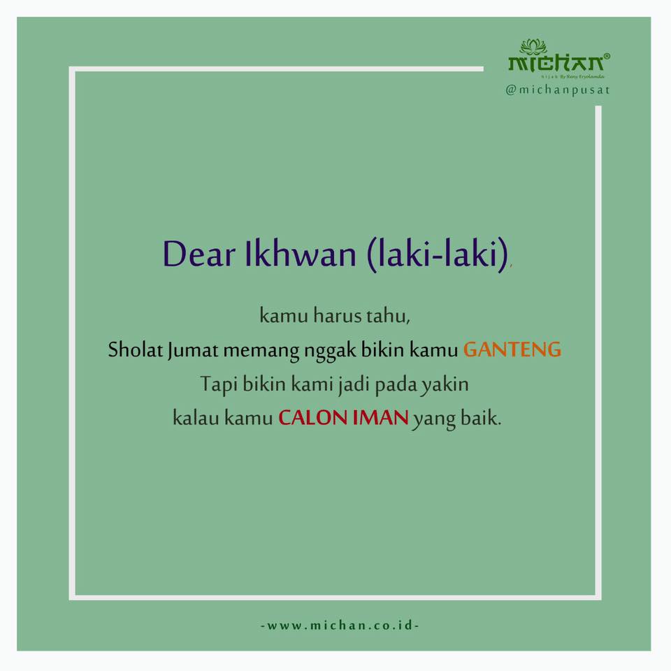 Michanfashion Com Ralat Salah Ketik Calon Imam Yaa Yg Bener Facebook