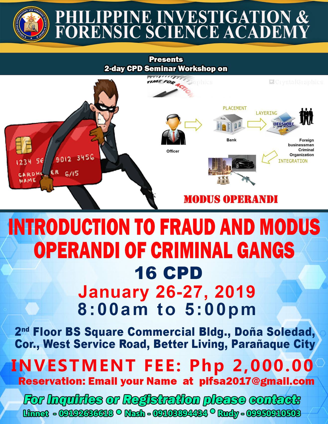 Philippine Investigation and Forensic Science Academy | Facebook