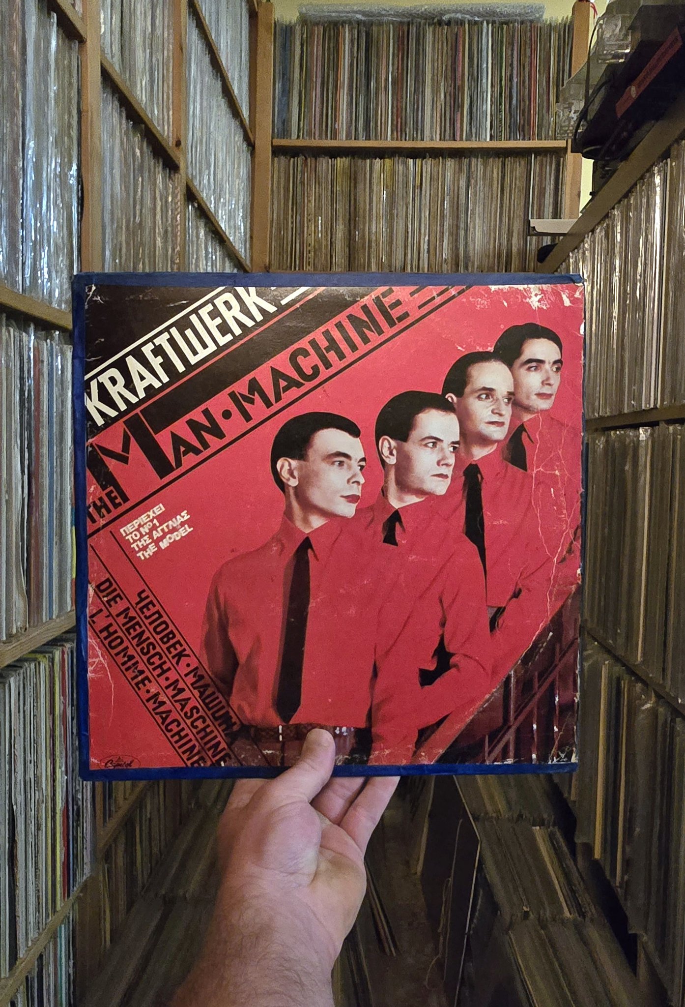 Kraftwerk - The Man Machine (1978) RATIUERK M LAN-MACHINE= AN