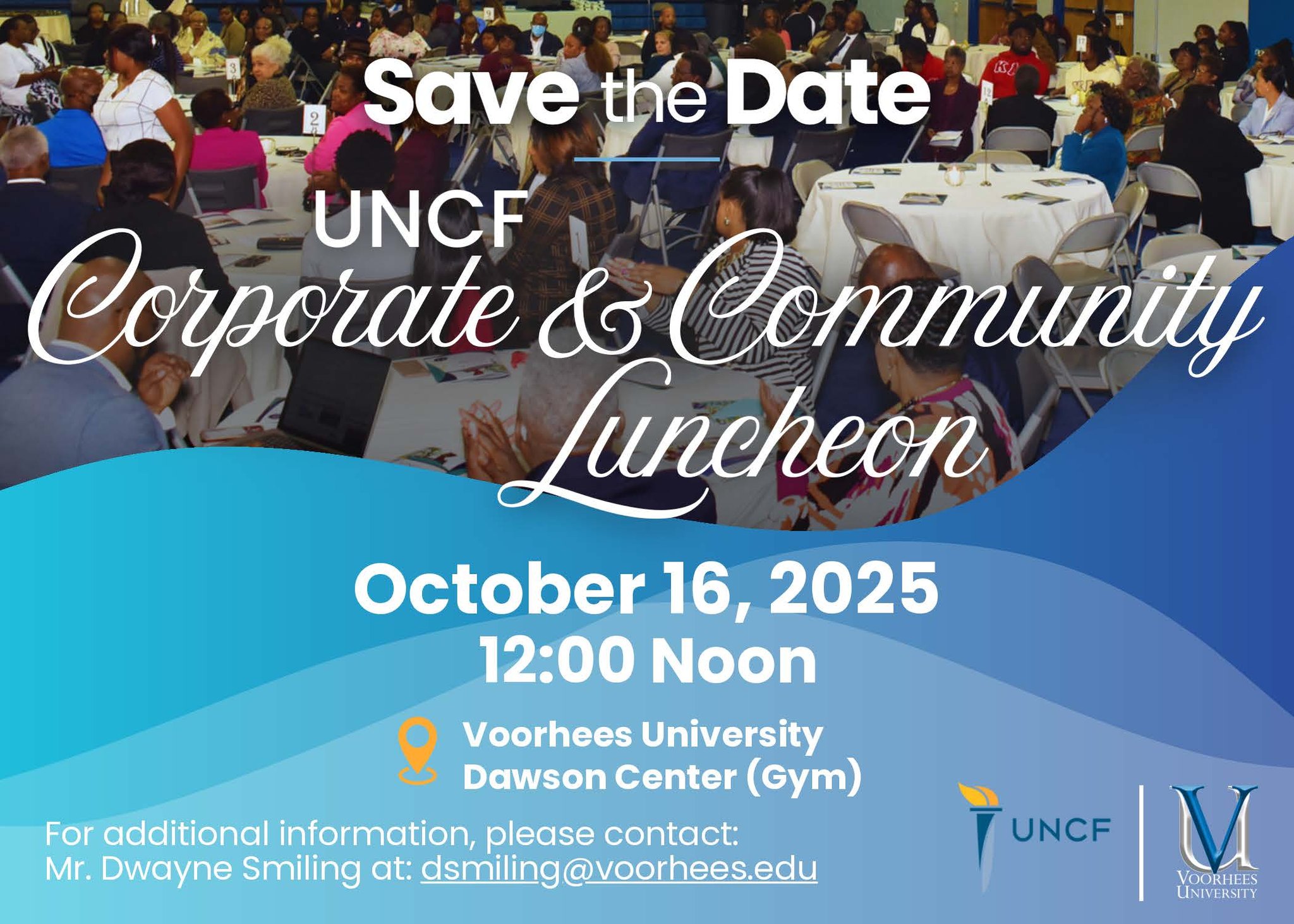 Voorhees - 📅 Save the Date: Voorhees University’s 2025 UNCF Corporate ...