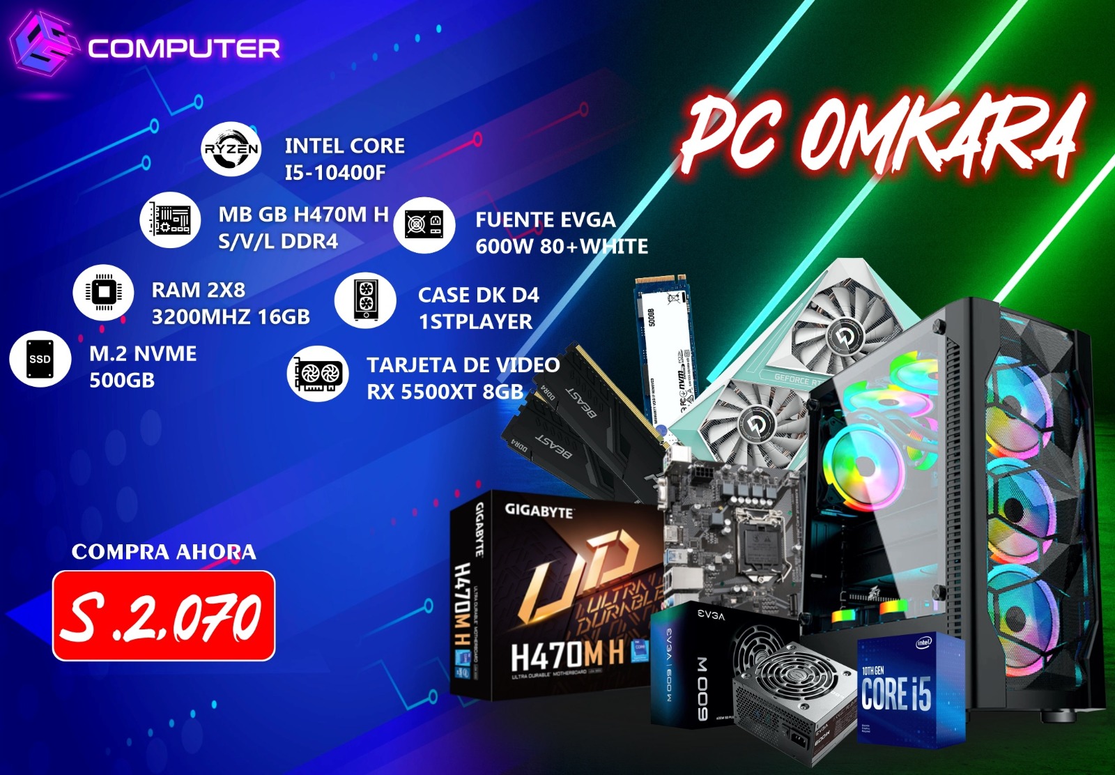 CGS Computer - 🔥Mis cachineros les traigo esta oferta PC... | Facebook