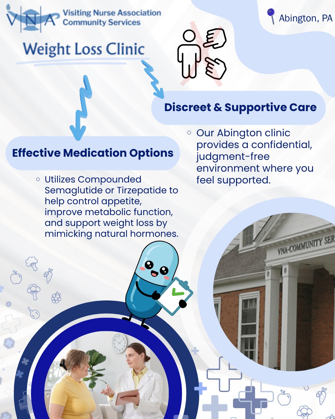 💙 Weight loss is personal—and so is the care you deserve. At our Abington Weight Loss Clinic, we provide a confidential, judgment-free environment where you can focus on your health goals with