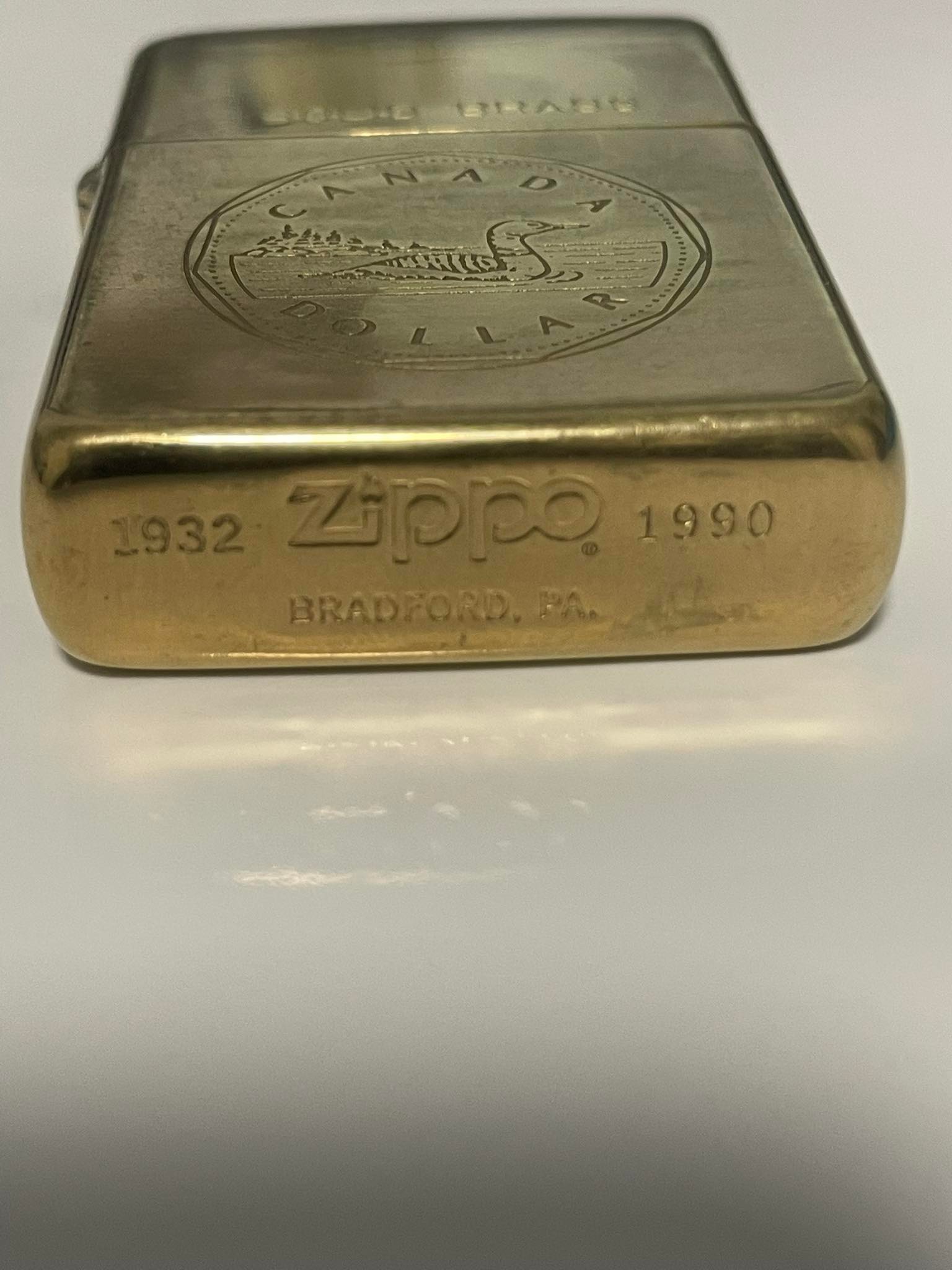 Zippo 1982, Commemorative - Solid Brass