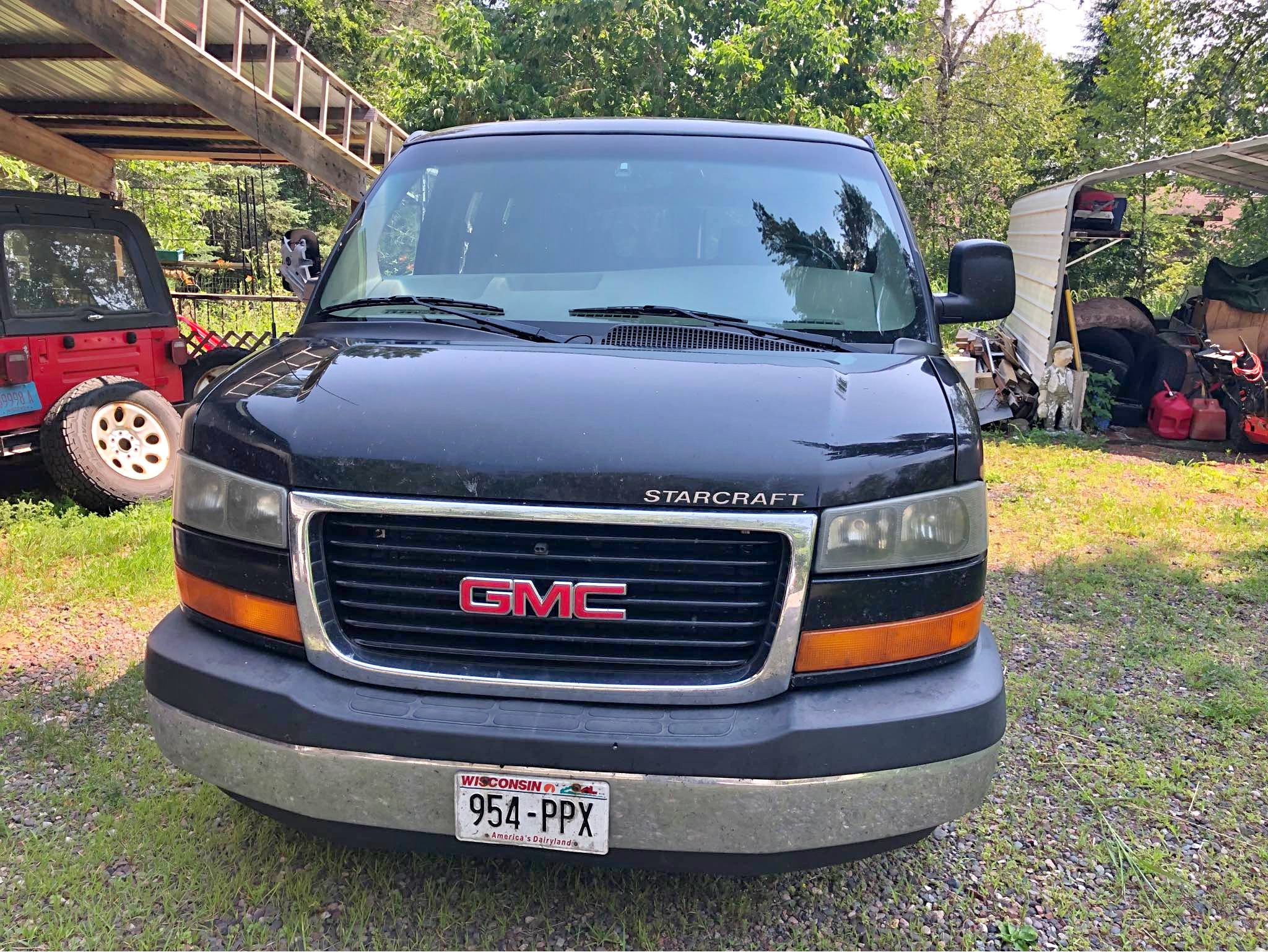 NEW Black Grille For 2003-2025 GMC Savana 1500 2500 3500 4500